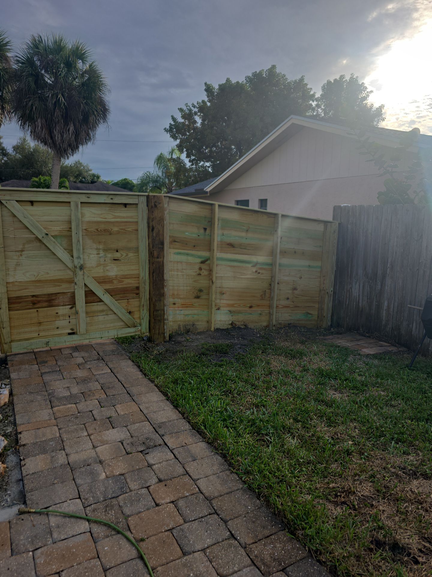 Horizontal Wood Project in Fort Myers by True Fence LLC