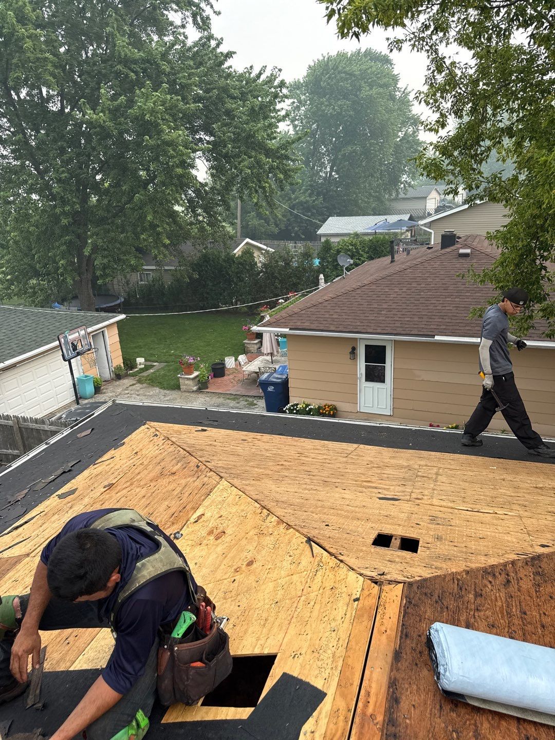 Roof and siding replacement by wind damage by Just Brilliant Restoration JBR