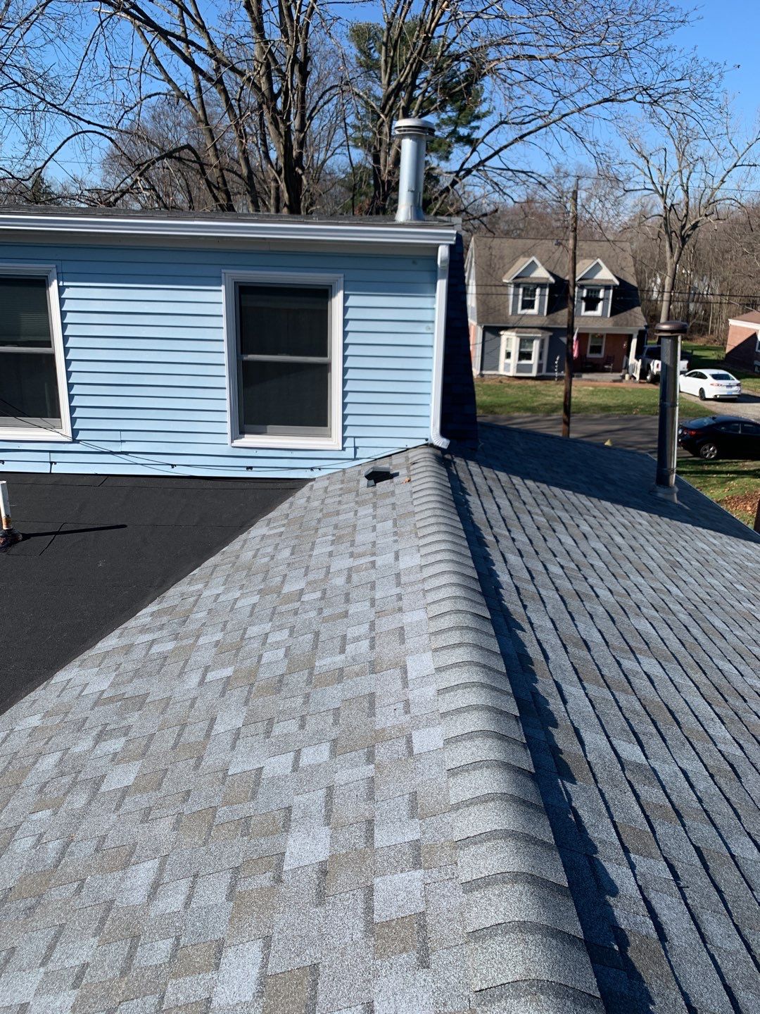 Residential Roofing Installation using Owens Corning TruDefinition Quarry Gray by A Plus Exterior