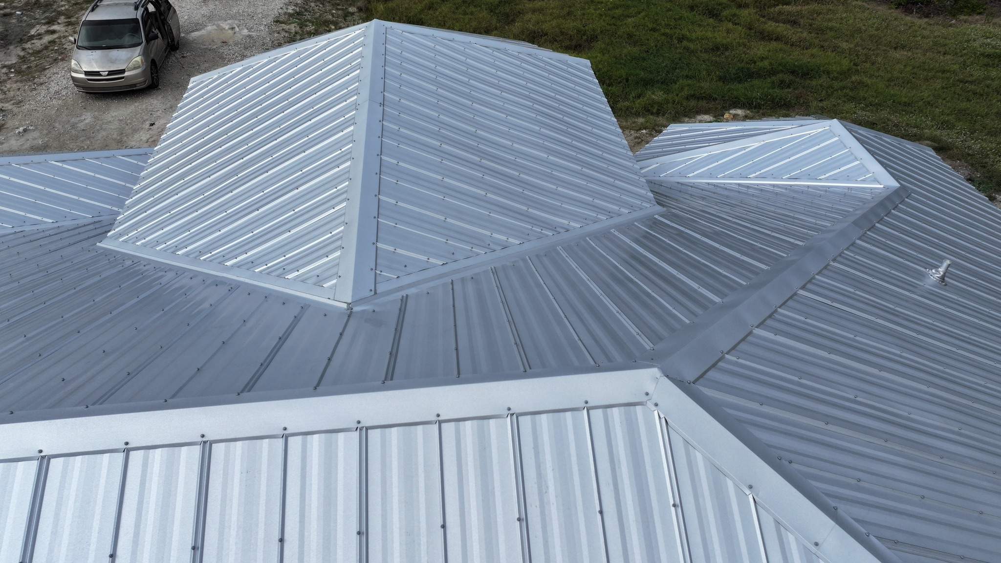 26ga 5V Crimp Mill Finish by Total Roofing System The Metal Roof Experts