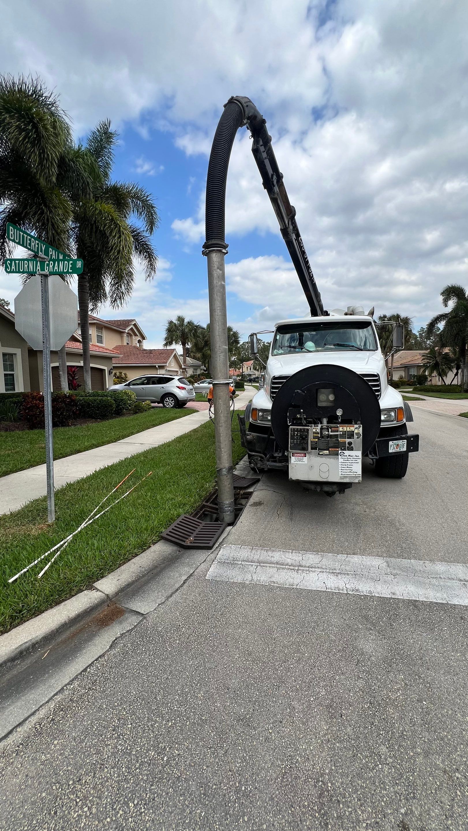Community Stormwater System Catch Basin Cleaning by APS Power & Water