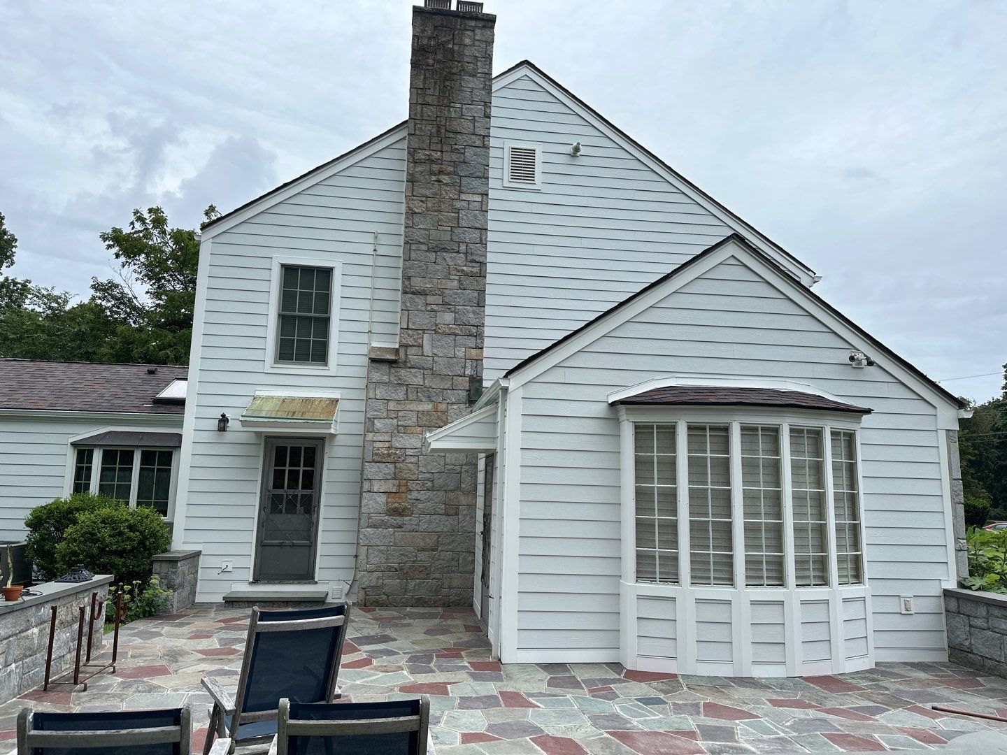 Siding Installation using Hardie Plank Artic white by A Plus Exterior