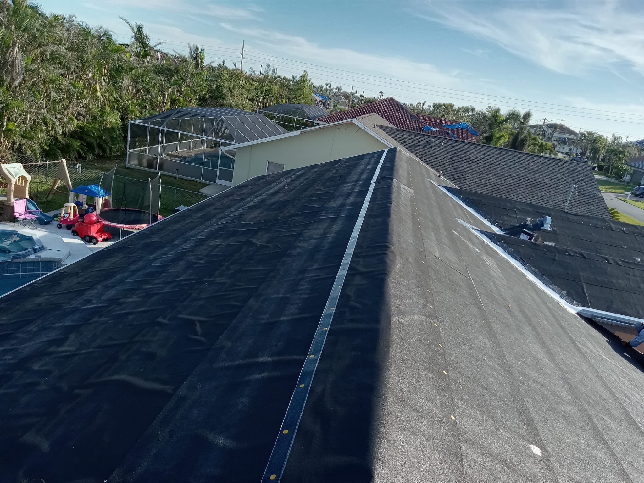 Residential Roofing Installation using Owens Corning Duration Shingles by Four Peaks Roofing