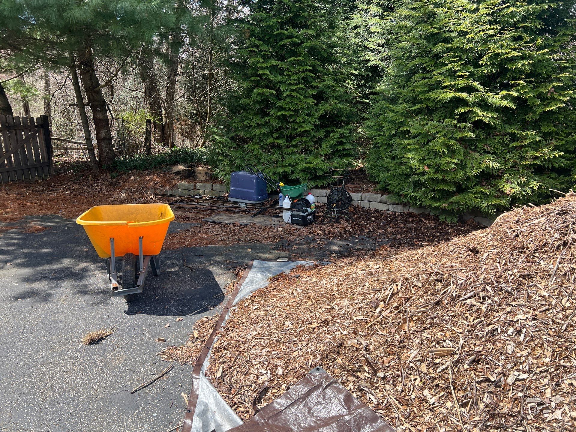 Comprehensive Spring Property Cleanup and Garden Bed Mulching in Orange by Diamond Image LLC