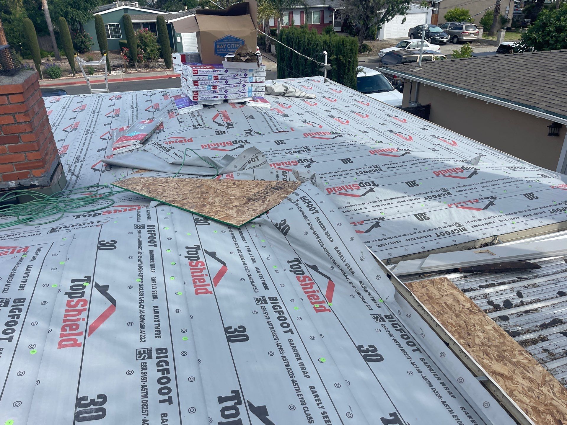 Residential Roofing Replacement using GAF Timberline Reflector Series by Acker Roofing