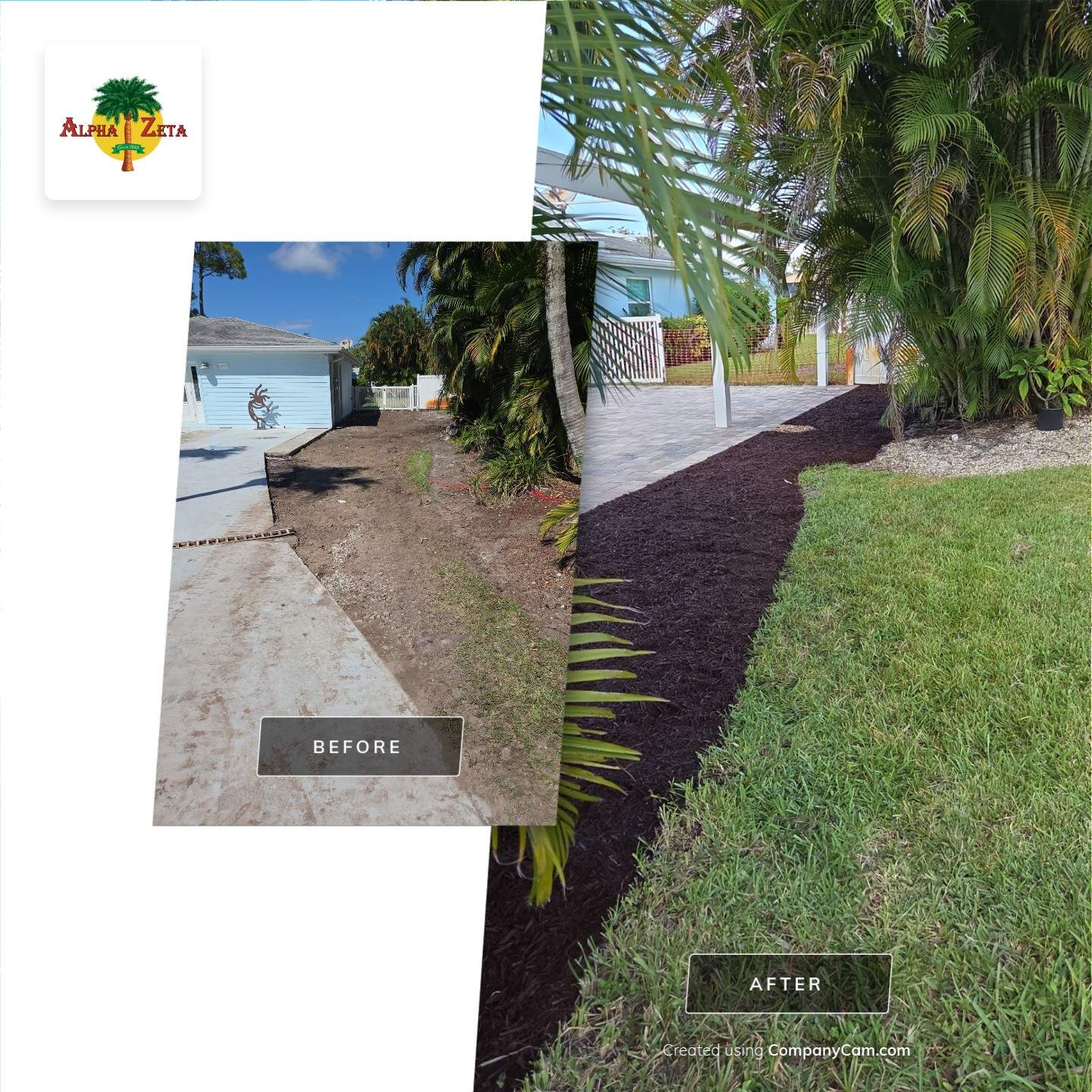 Stuart Showcase: Turning Concrete Chaos into Paver Perfection by Alpha Zeta Enterprises Inc