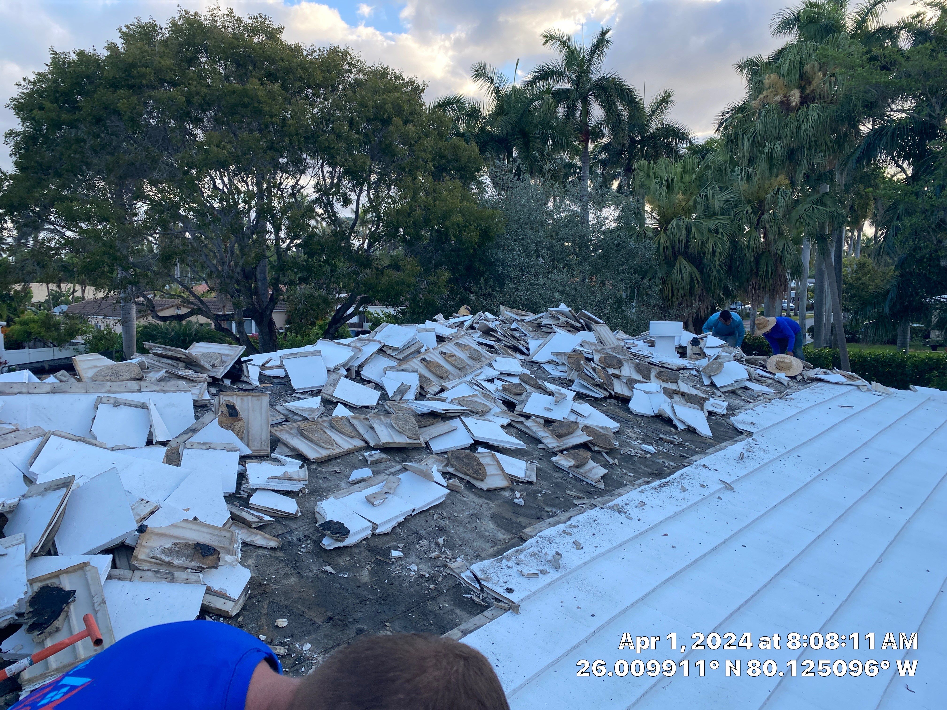 Residential Roof Replacement Using Crown Windsor Tiles by Earl W. Johnston Roofing 