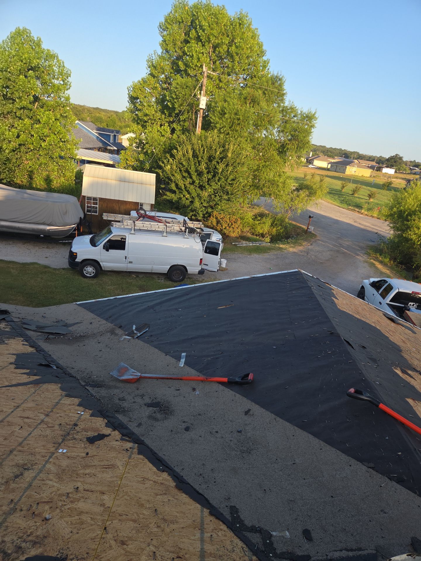 Project in Weatherford by Lonestar Roofing and Restoration LLC.