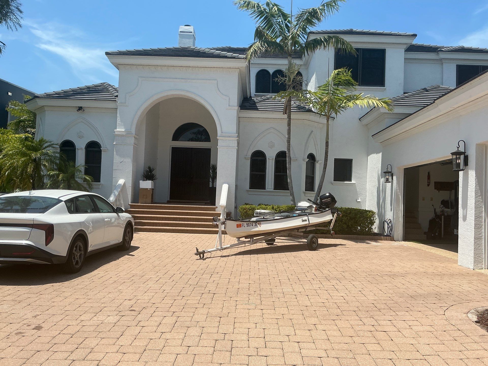 Custom Downspouts with Splash Guards in Sarasota FL by Gutter Professors