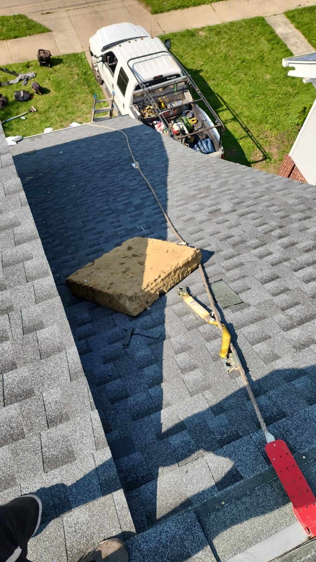 Residential Roofing Installation using GAF Timberline HDZ Pewter Gray by Rainstoppers Roofing