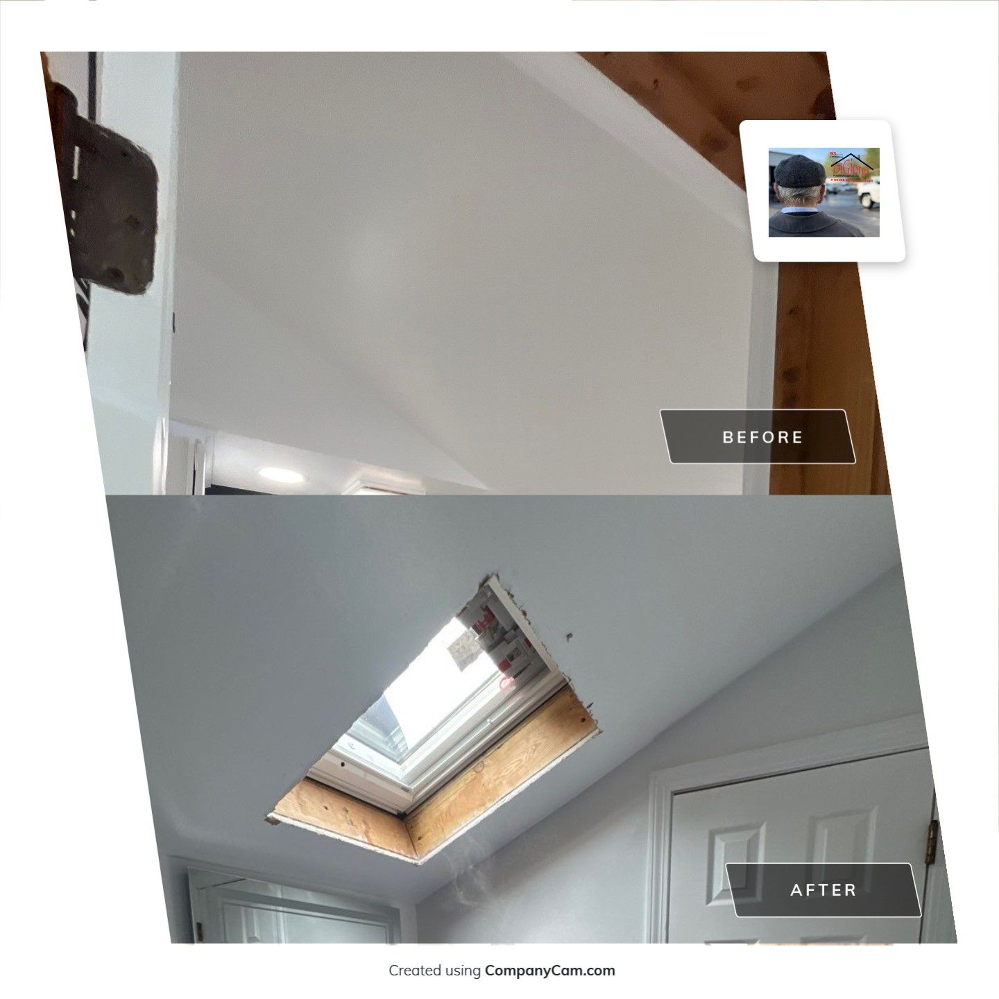DiGIorgi does a new Velux Skylight in Stratford, CT by DiGiorgi Roofing and Siding Inc