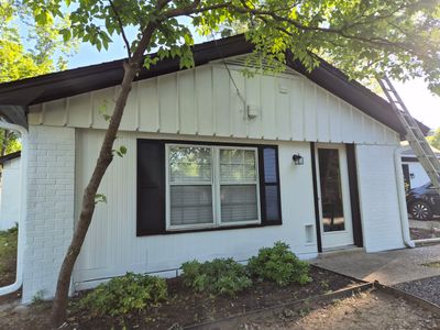 From Gray to Modern White: Exterior Repaint in Tyler, TX