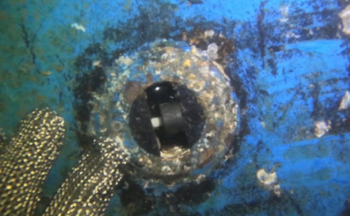 Project in Fort Myers Beach by Florida Hull Cleaning 