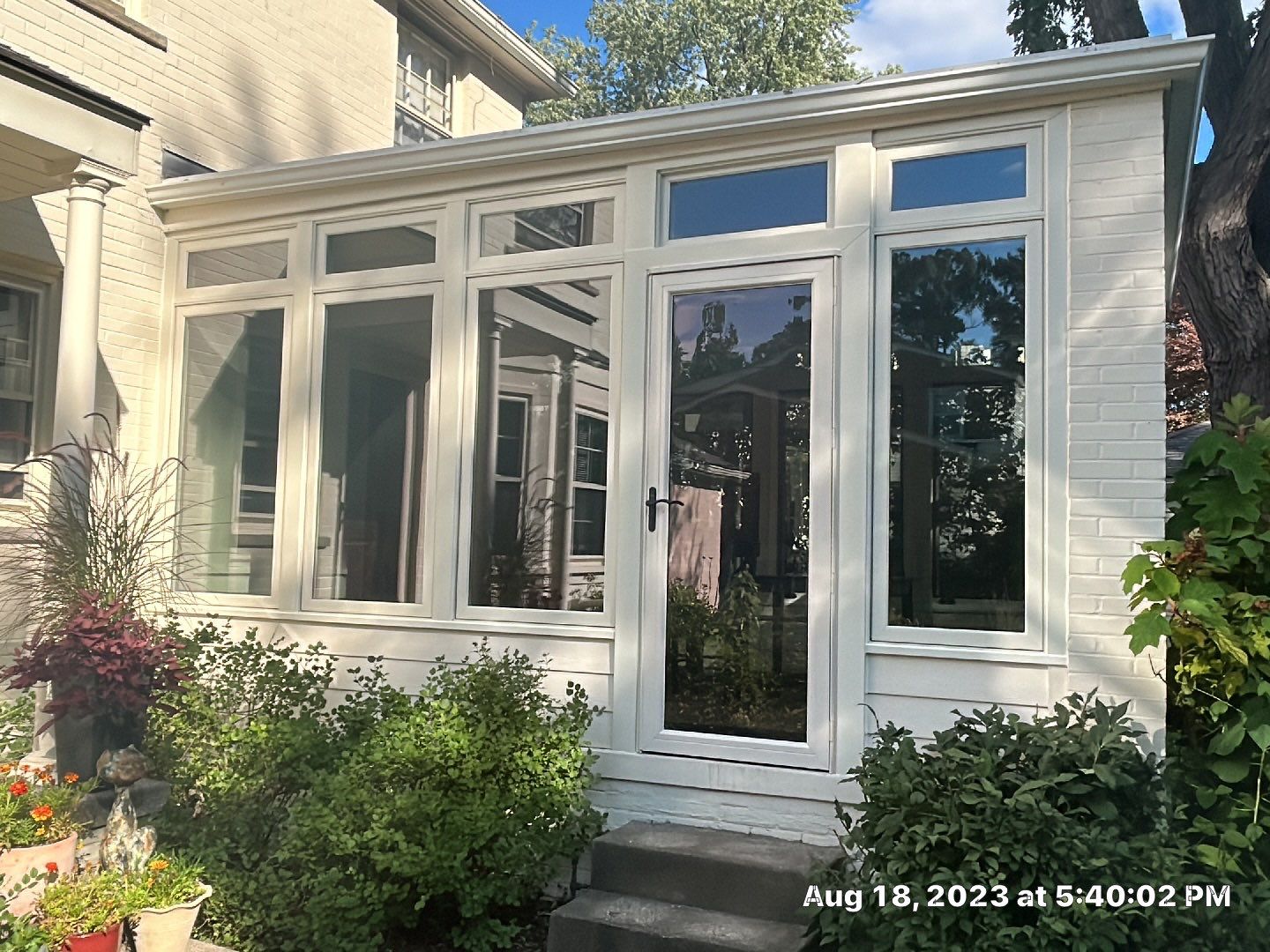 Window Installation using Andersen Windows E-Series with aluminum clad by Smart Roof