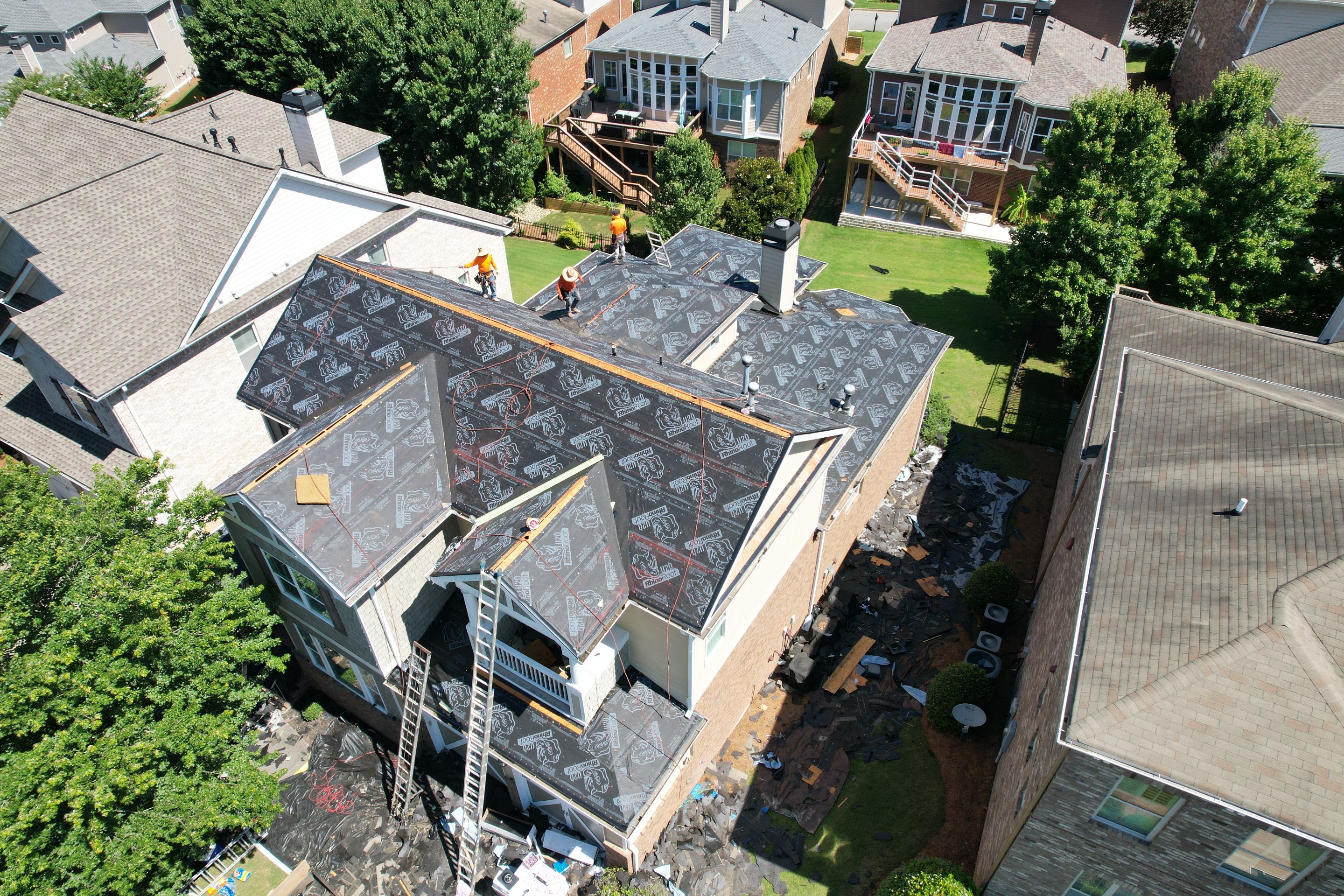 Residential Roofing Installation using Owens Corning by Inspector Roofing and Restoration