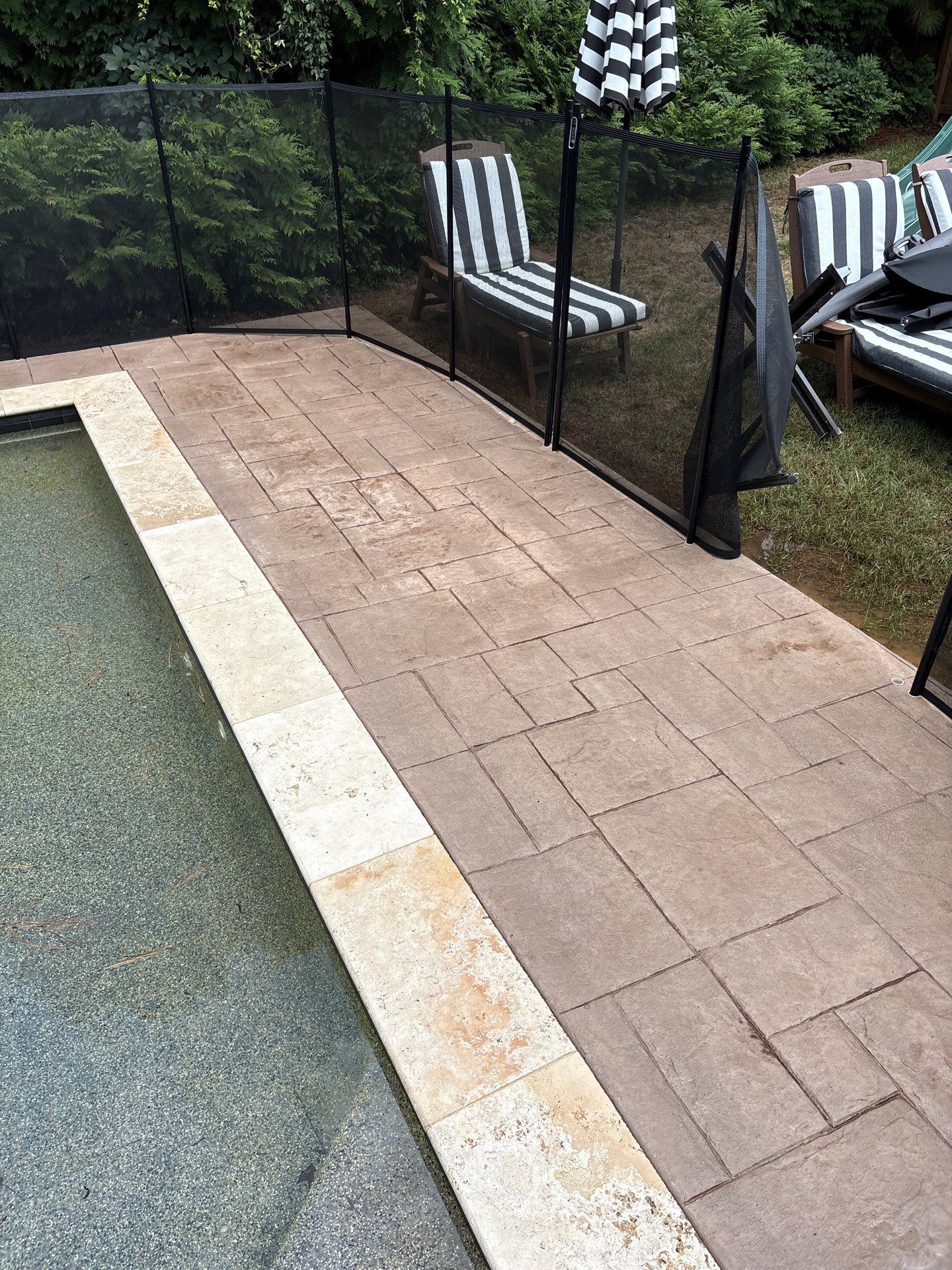 Pool Pavers using Concrete Sealant by DuraSeal