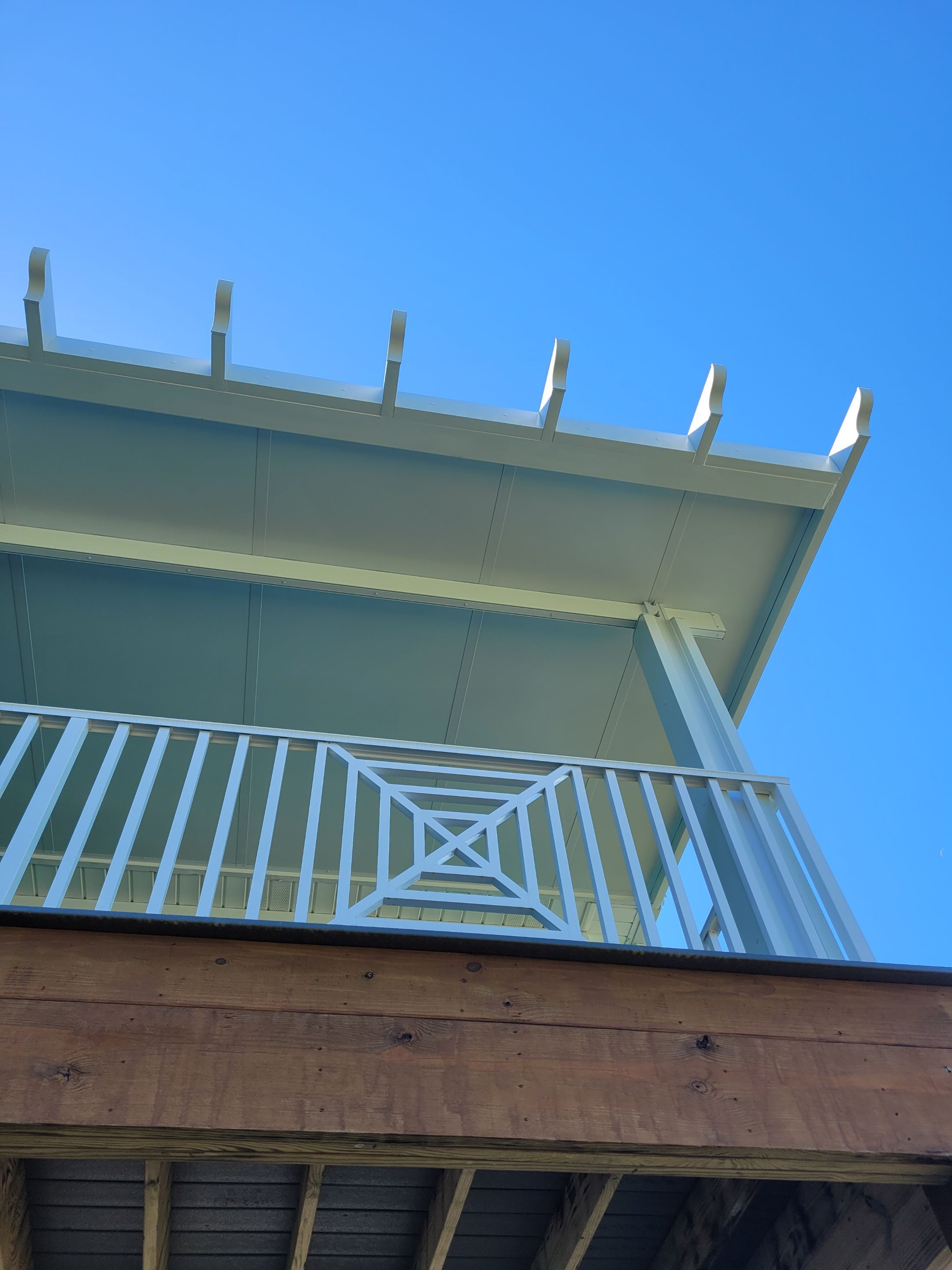 Elevated Patio Cover w/Pergola Trim by Titan Sunrooms