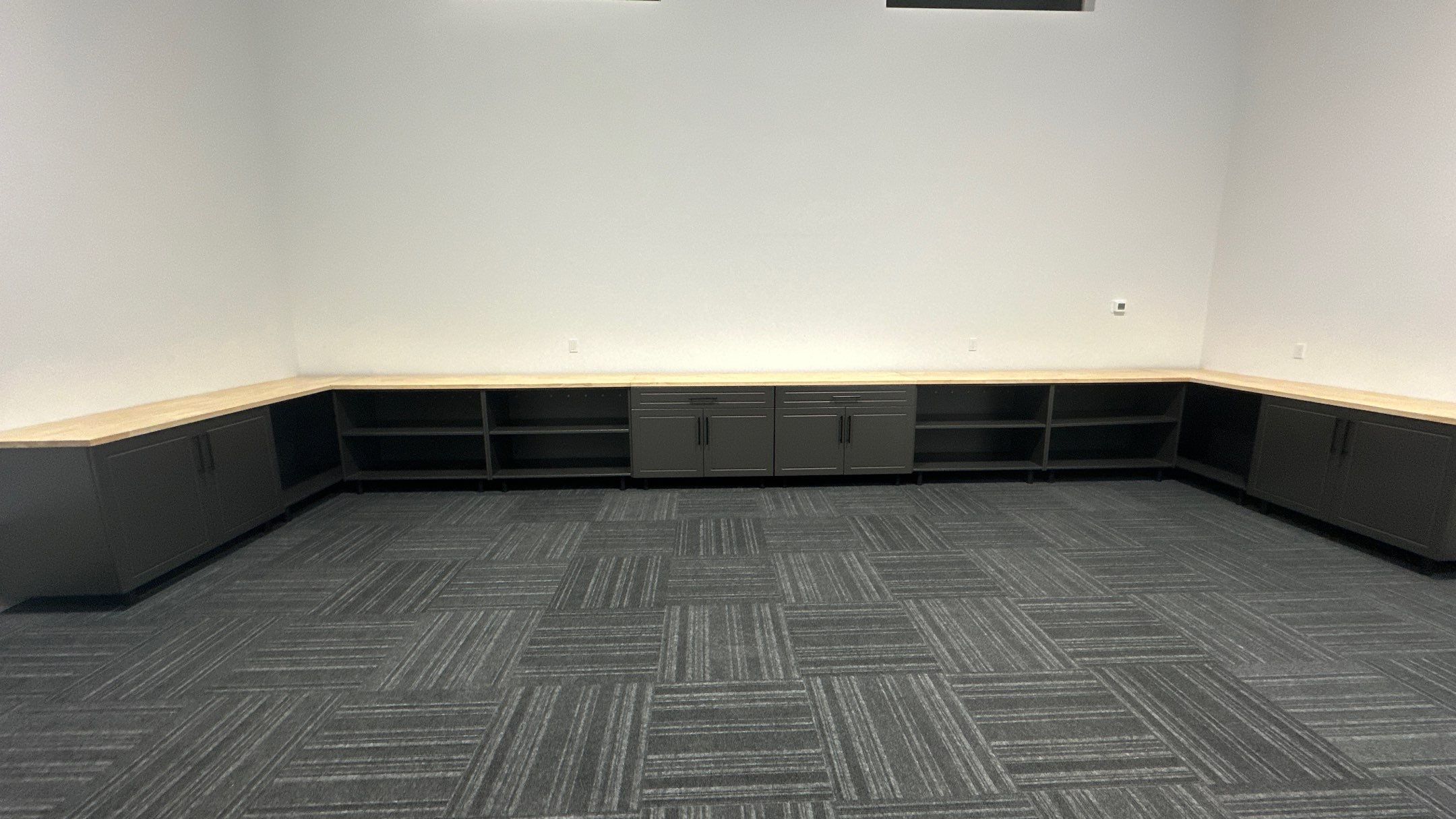 Pewter Cabinet Installation by Croc Coatings, LLC