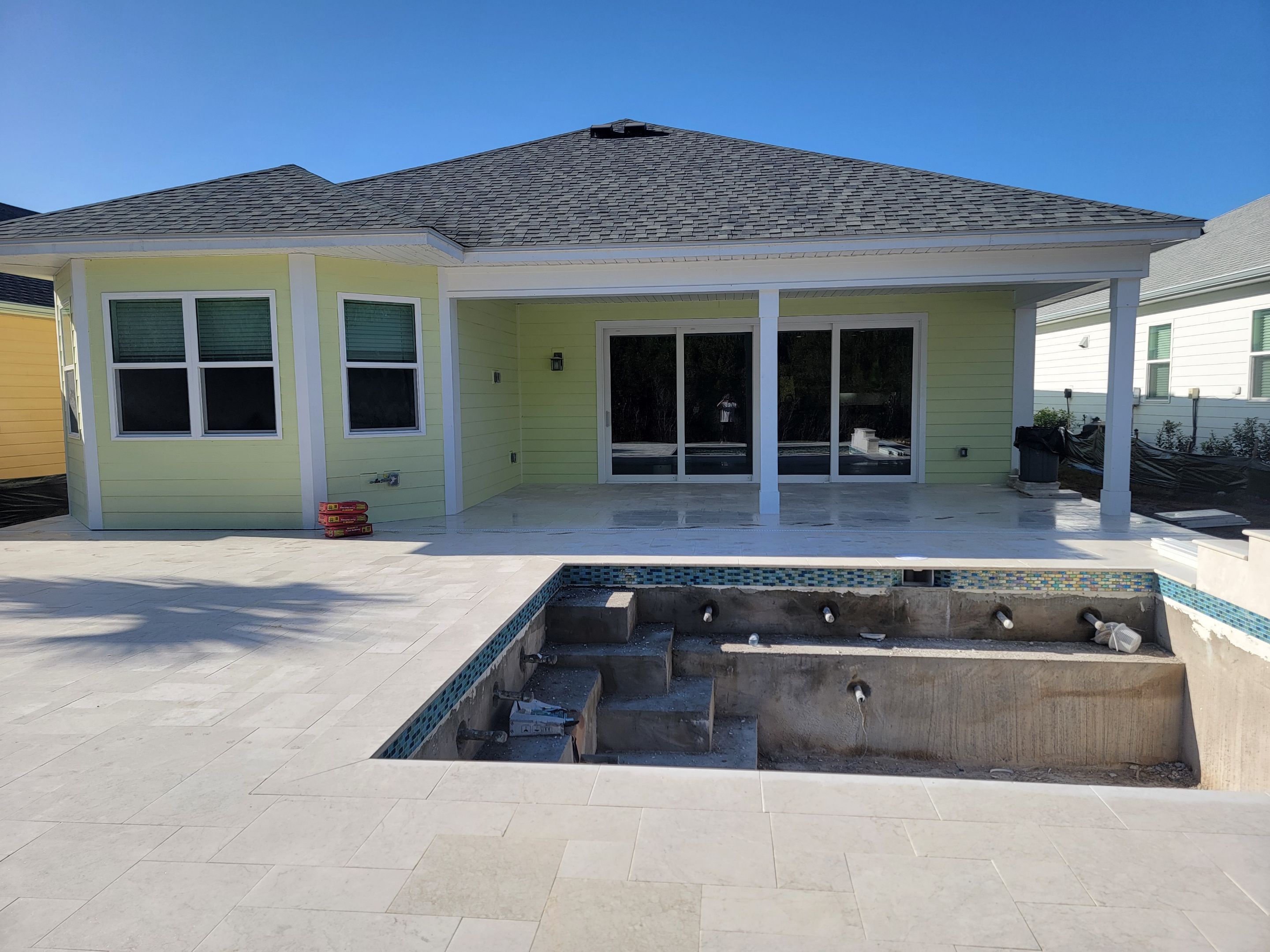 Patio Cover using Colorbeam by Titan Sunrooms