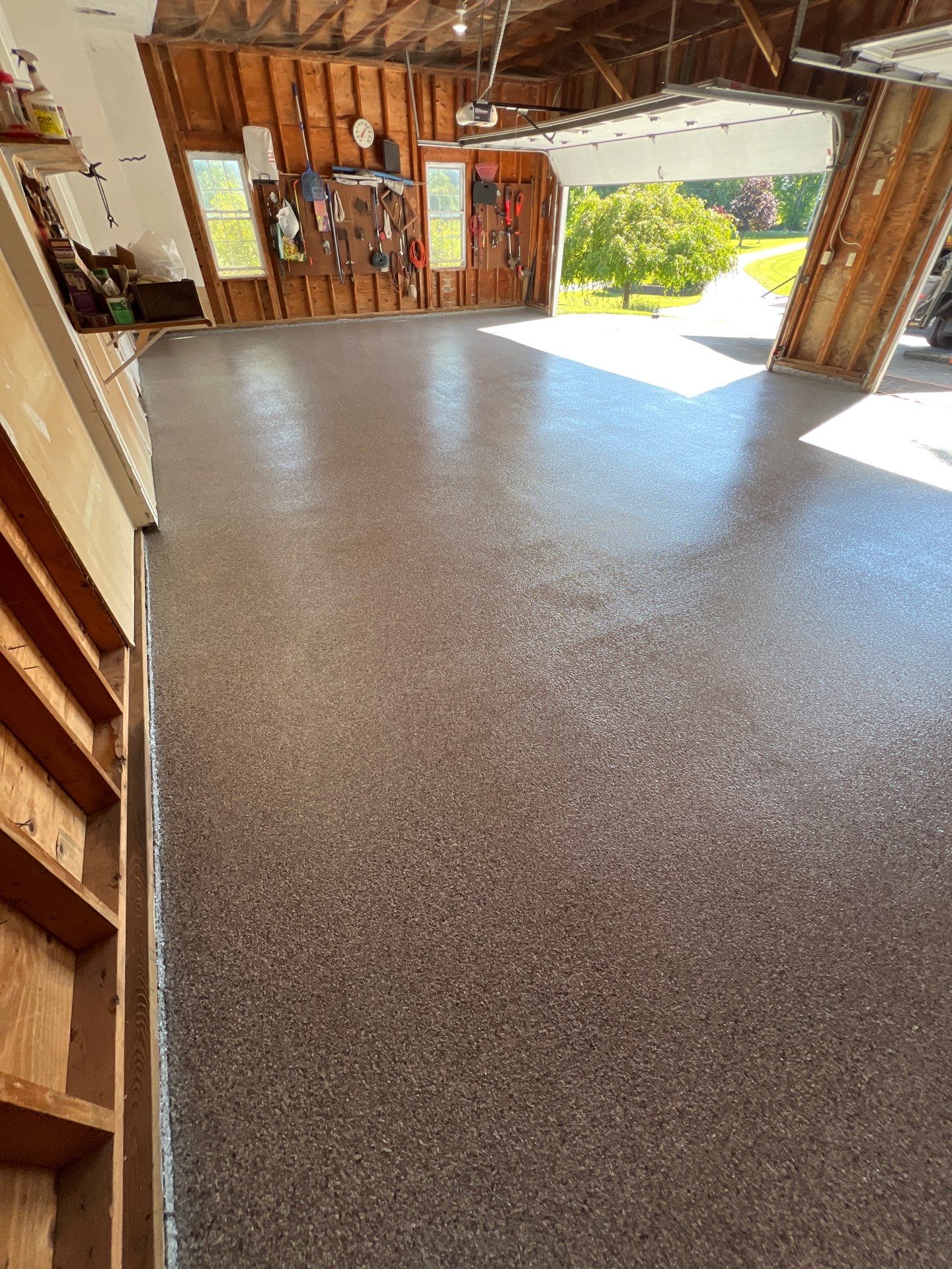 Vintage Silverado Garage Coating by NG Masonry & Construction LLC
