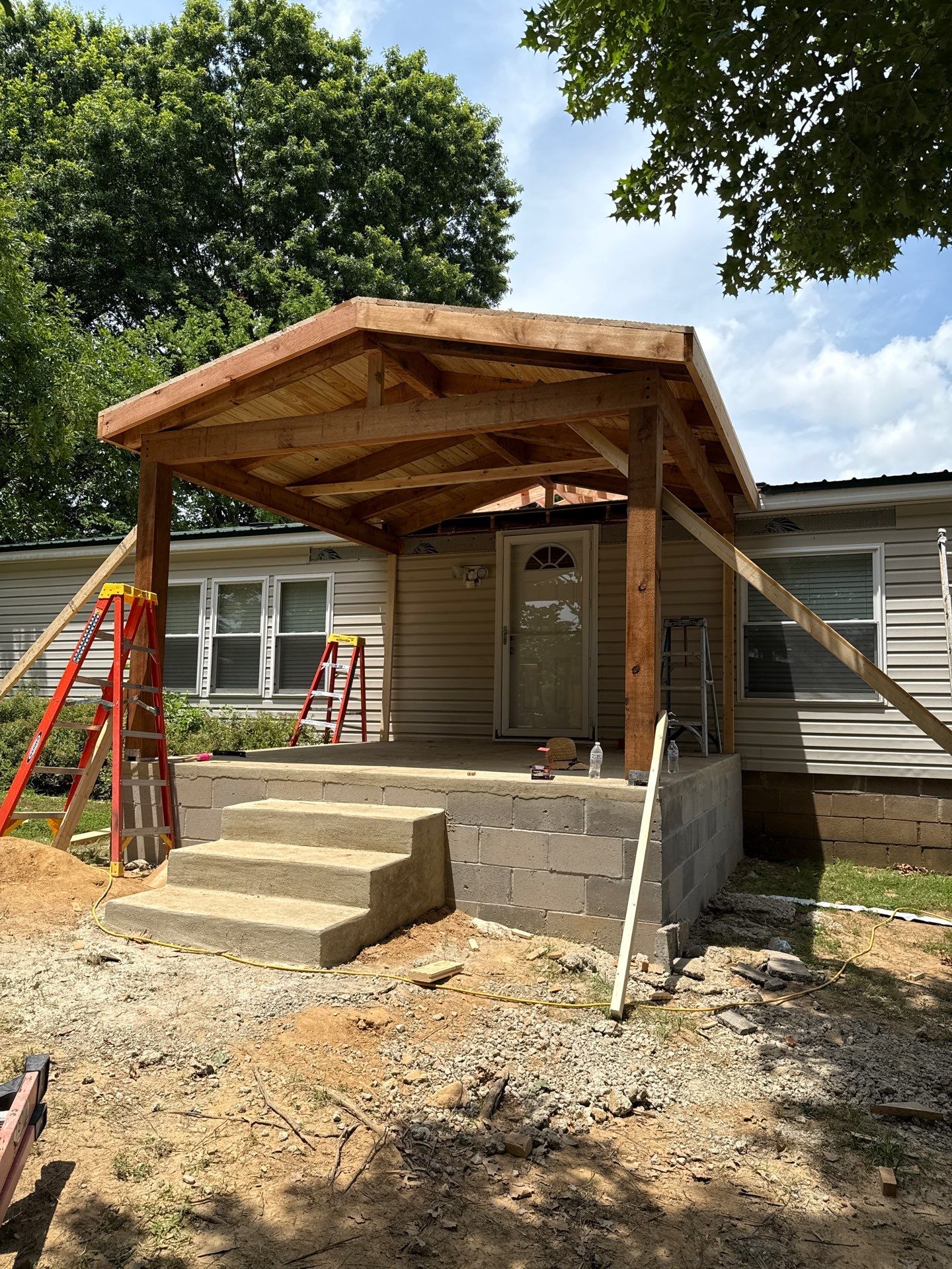 Porch Addition by Skilled Construction LLC