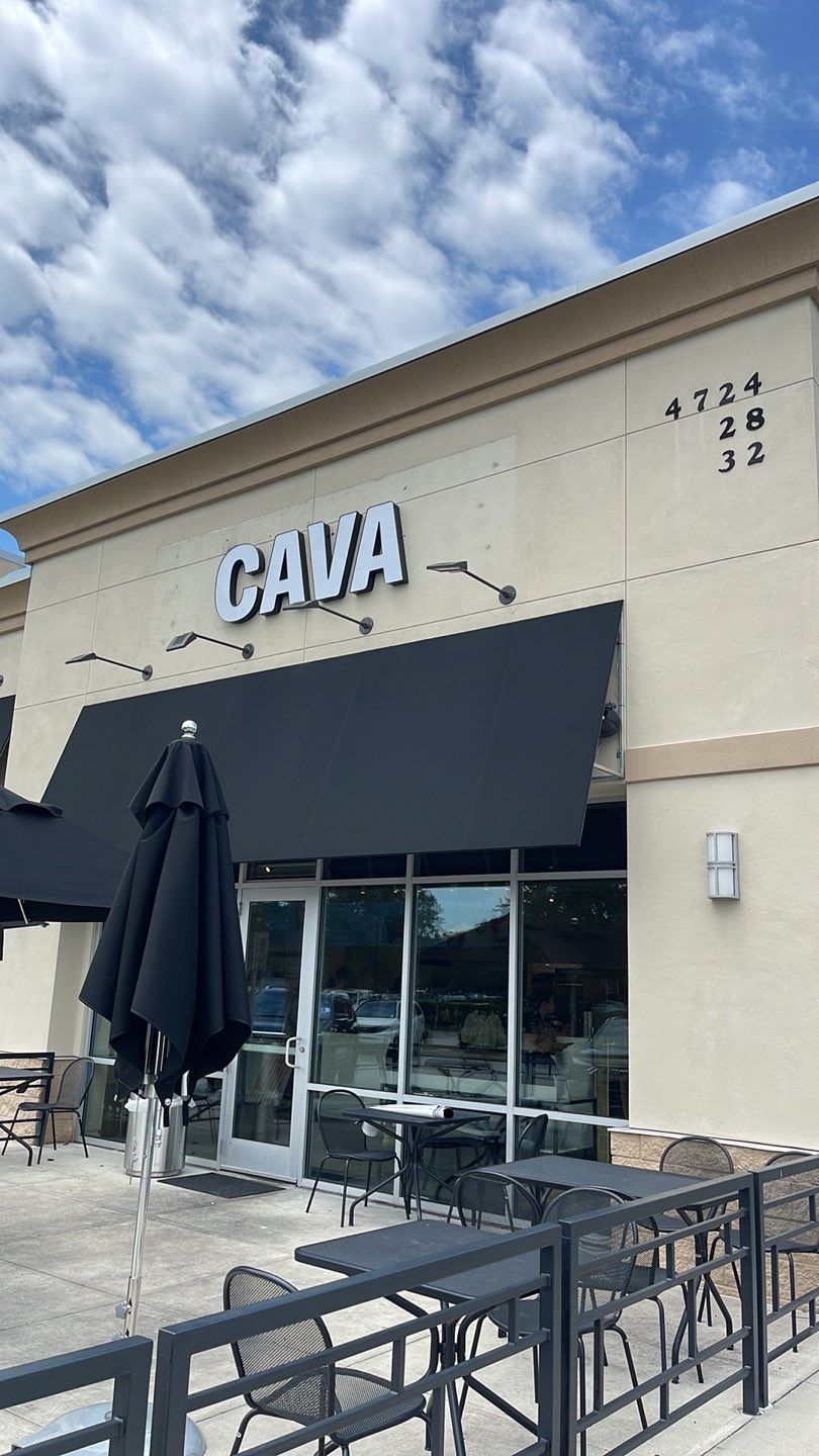 Channel Letter for CAVA by SignCrafters