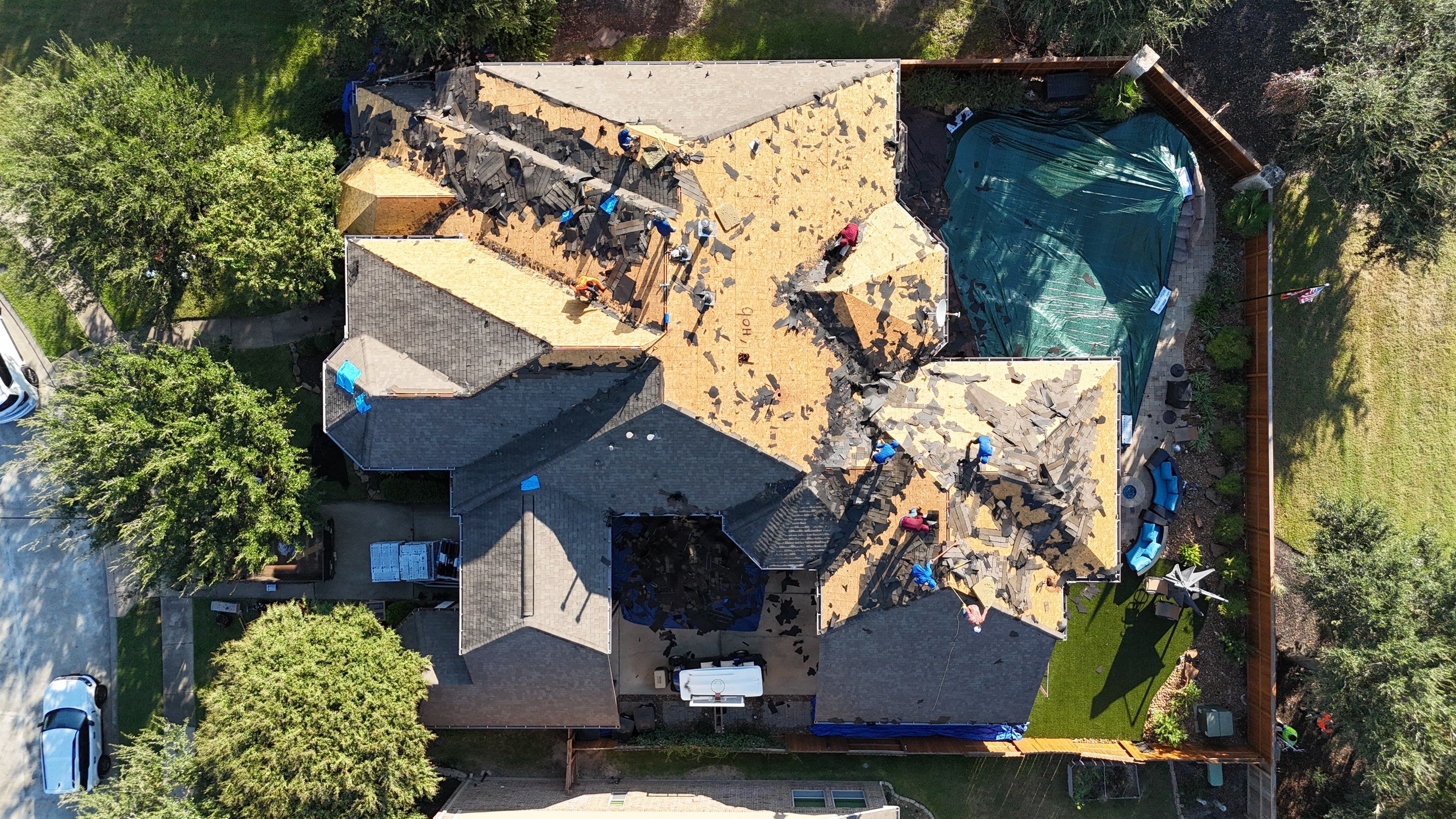 Residential Roofing Installation using IKO Dynasty by Core Four Roofing