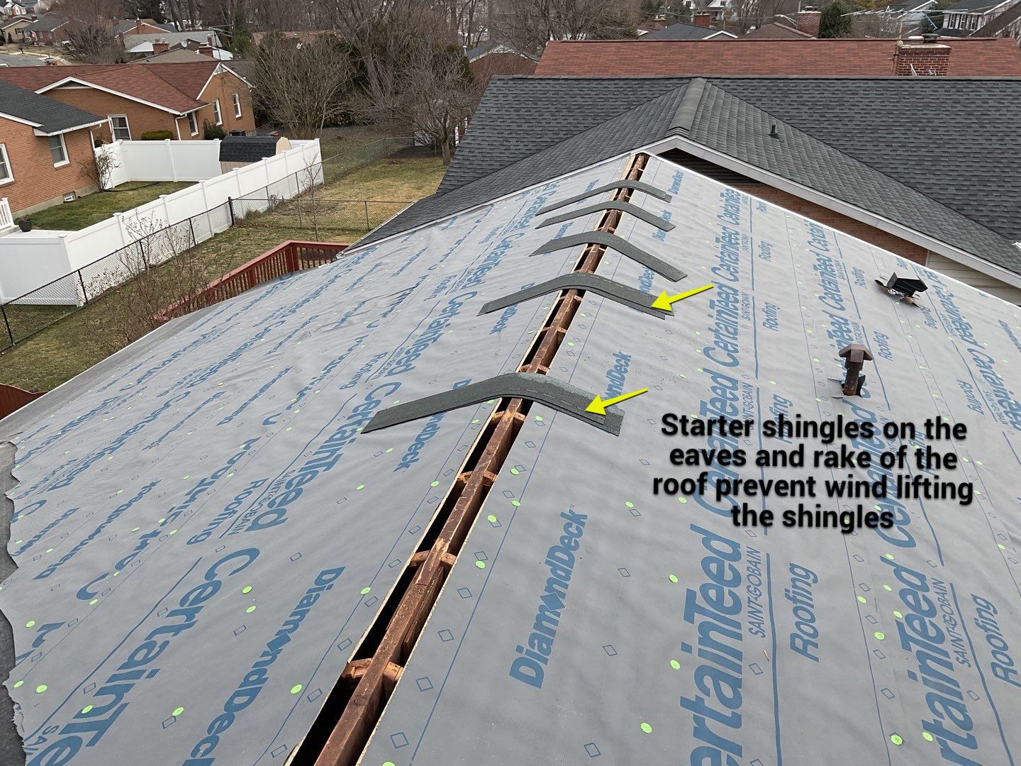 Residential Roofing Installation using CertainTeed Shingles by Alpha Design Services
