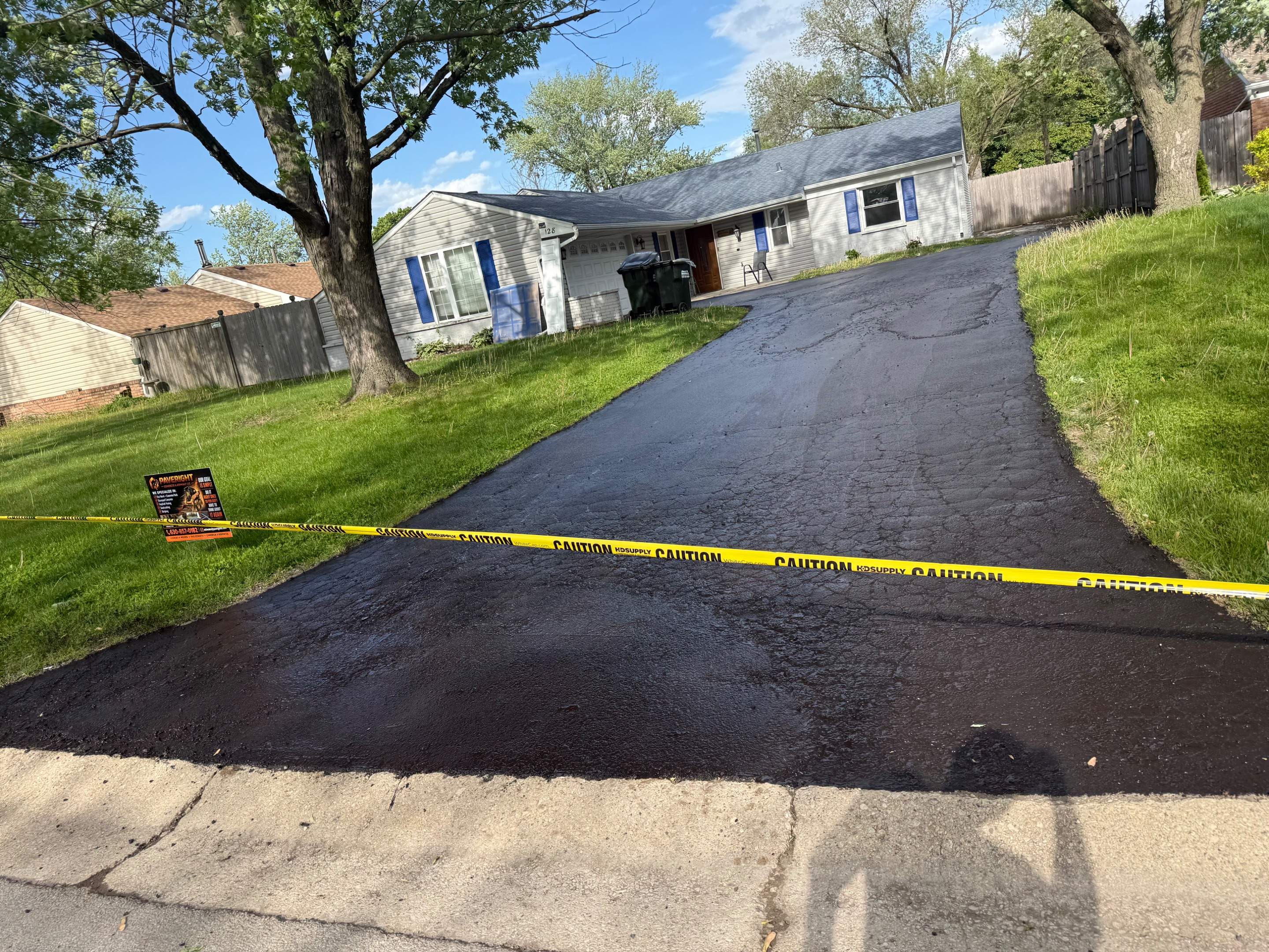 Temporary Asphalt Repair & Sealcoating by PaveRight Concrete&Asphalt LLC