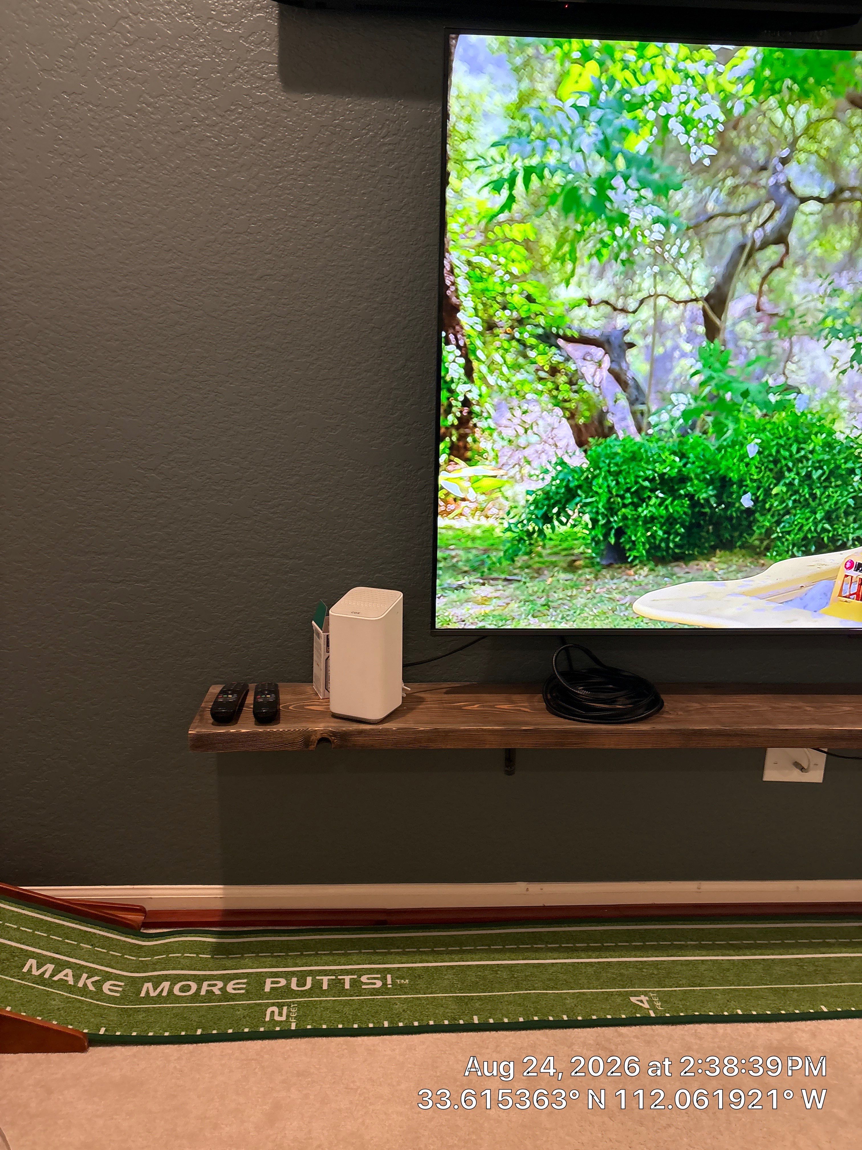 Phoenix Home Office Setup with Plantation Shutters and AV Installation by CompanyCam Sales Demo