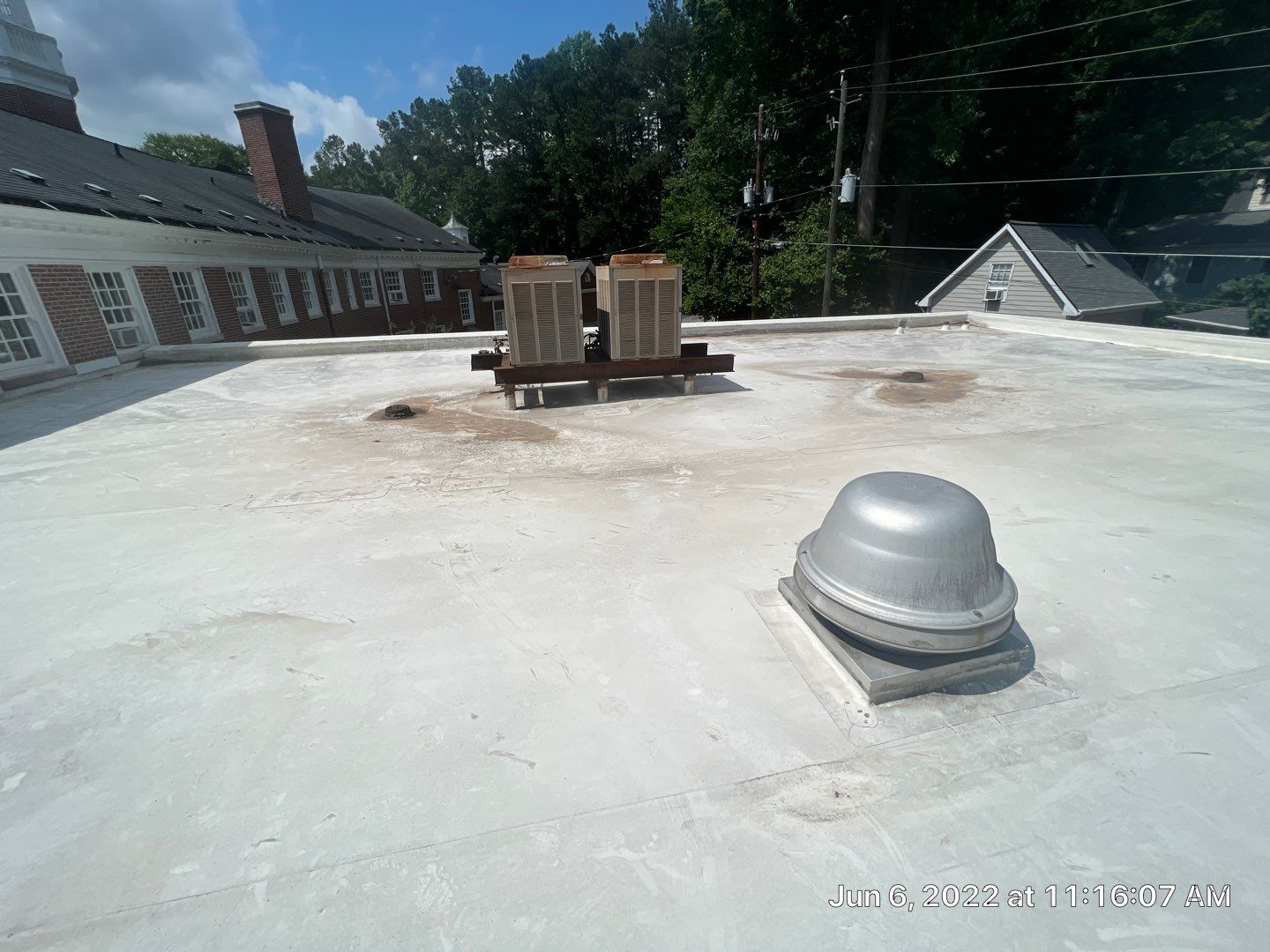 roof coating and partial TPO replacement by Nailed It Roofing & Remodeling LLC