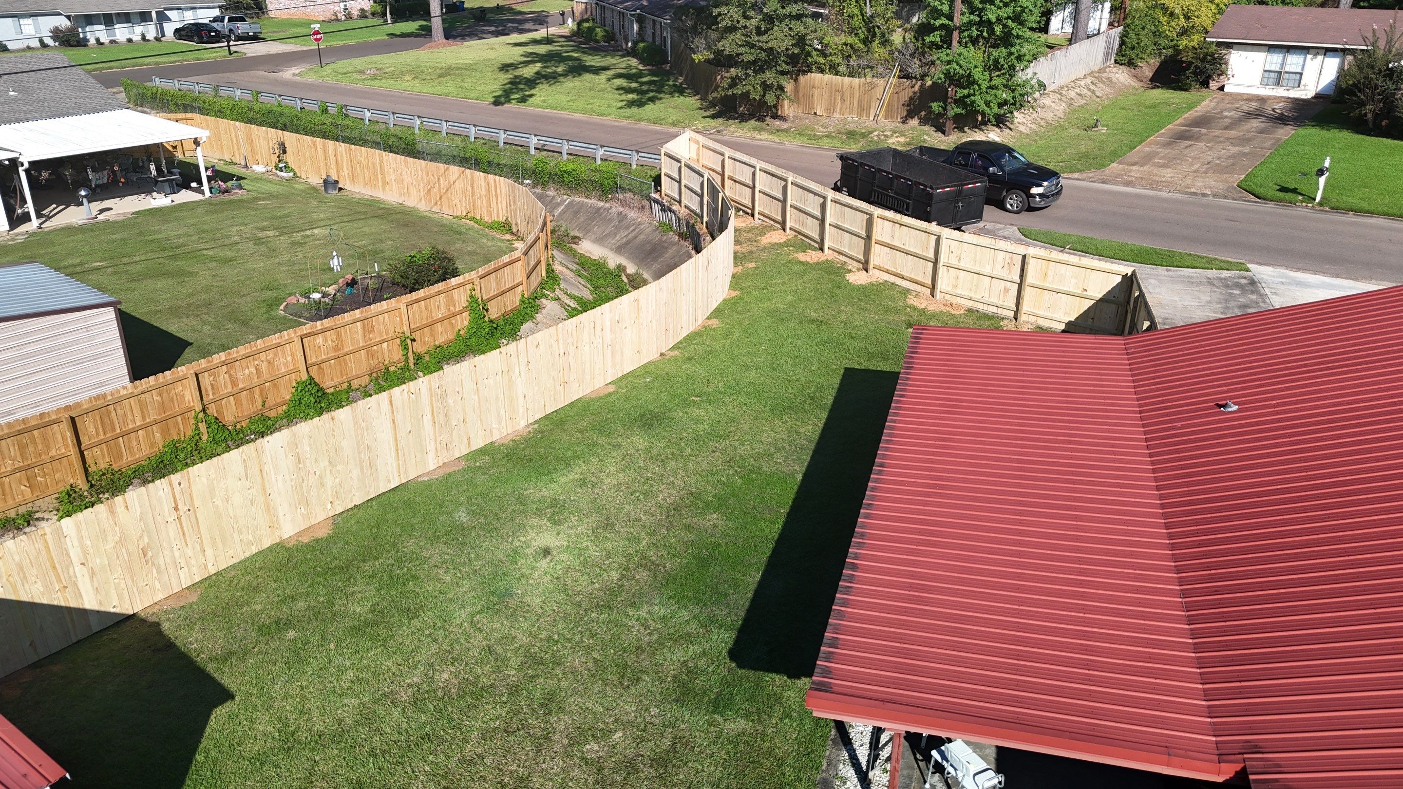 6’ Treated Pine Privacy 4x4  by Roberson Construction LLC