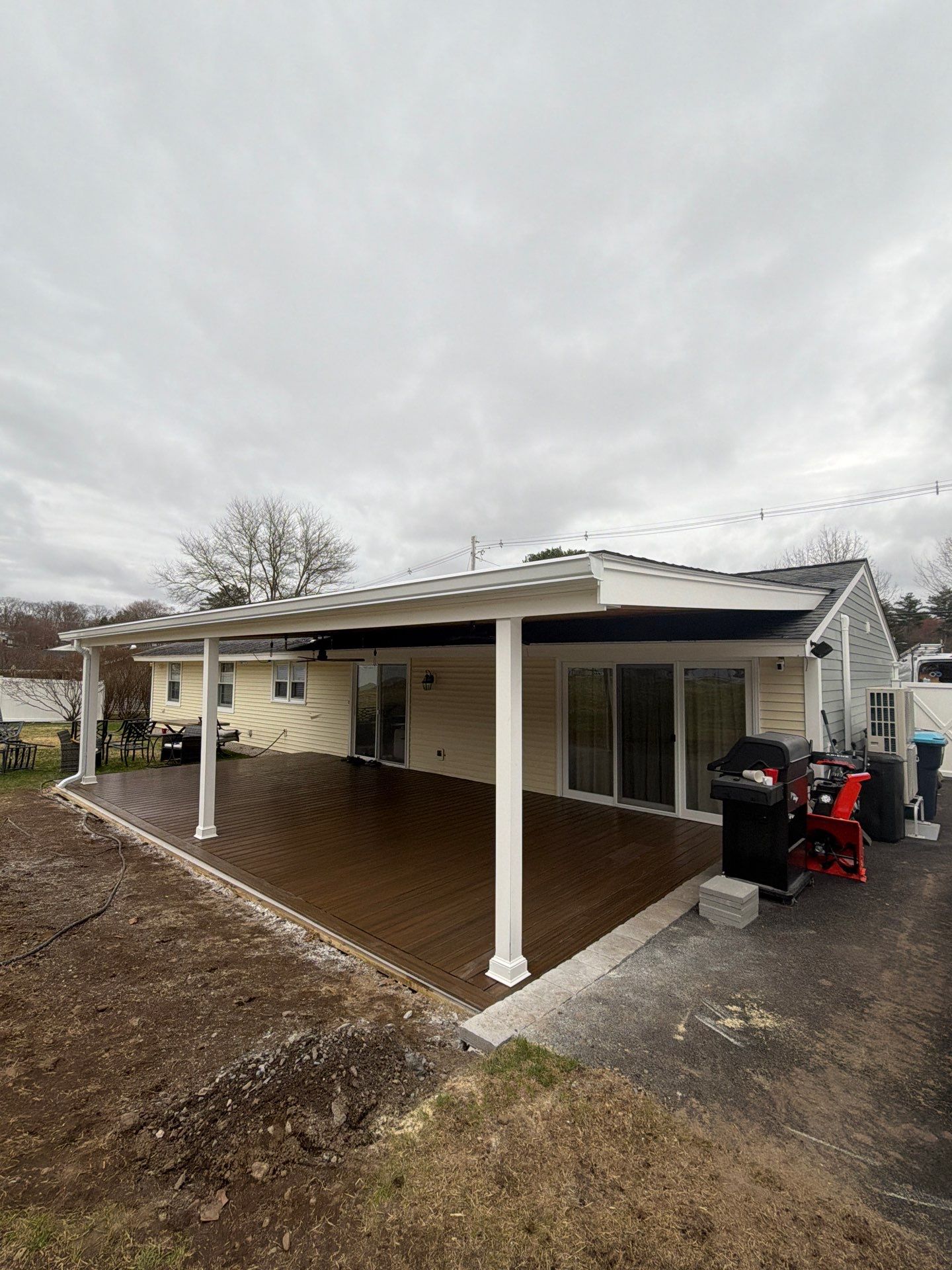 Composite Deck Installation in Hudson by UBrothers Construction
