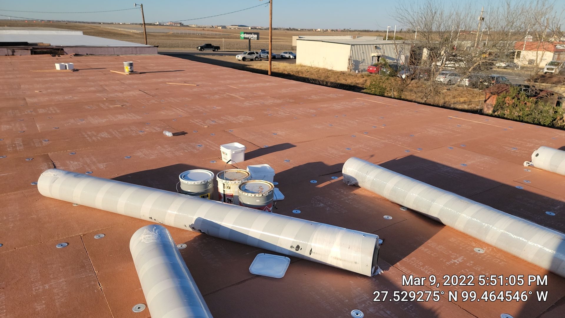 Commercial Roofing Installation using Thermoplastic Polyolefin - GAF  by JM Flores Roofing & Construction, Inc