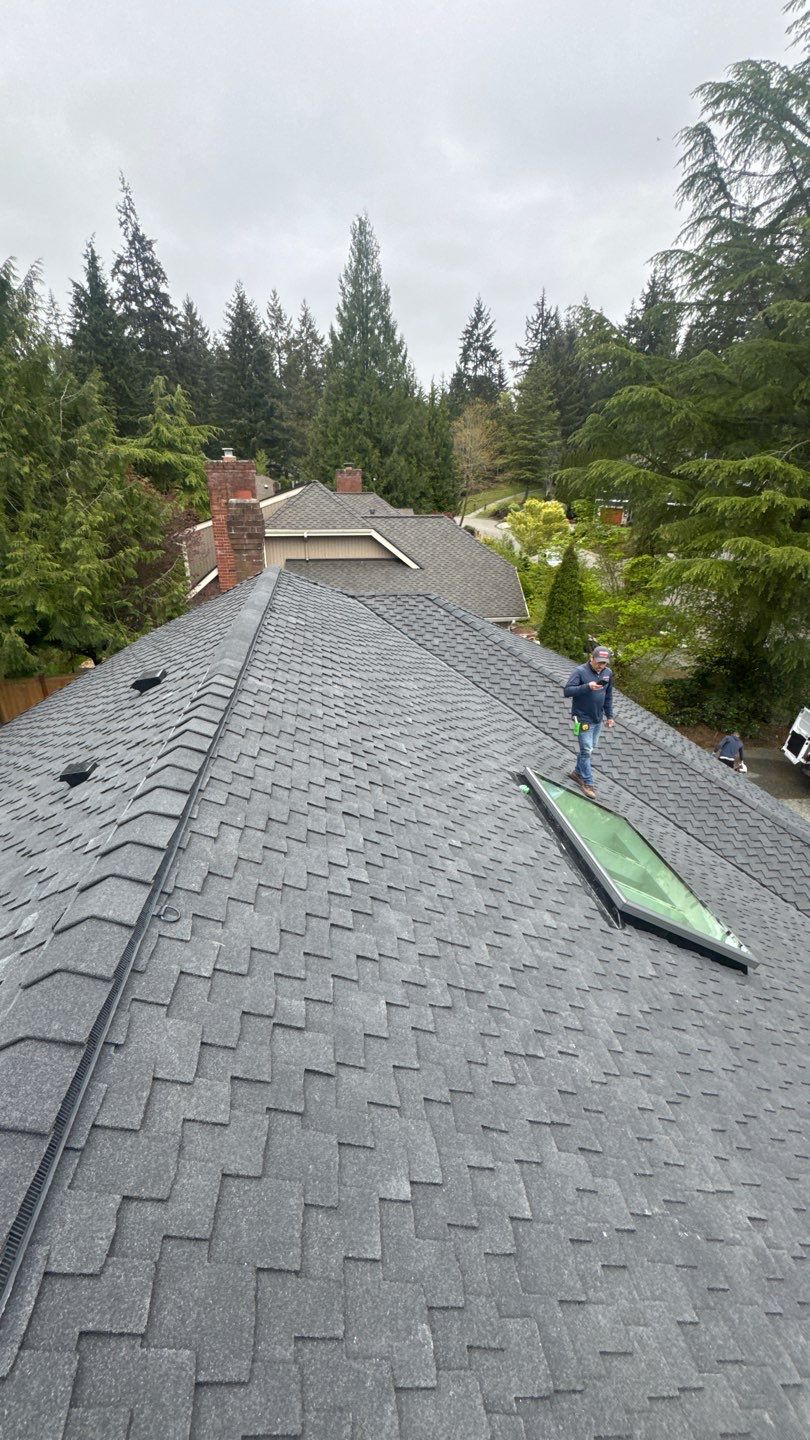 Residential Roofing Installation using GAF UHDZ Shingles by Roofing Formula LLC