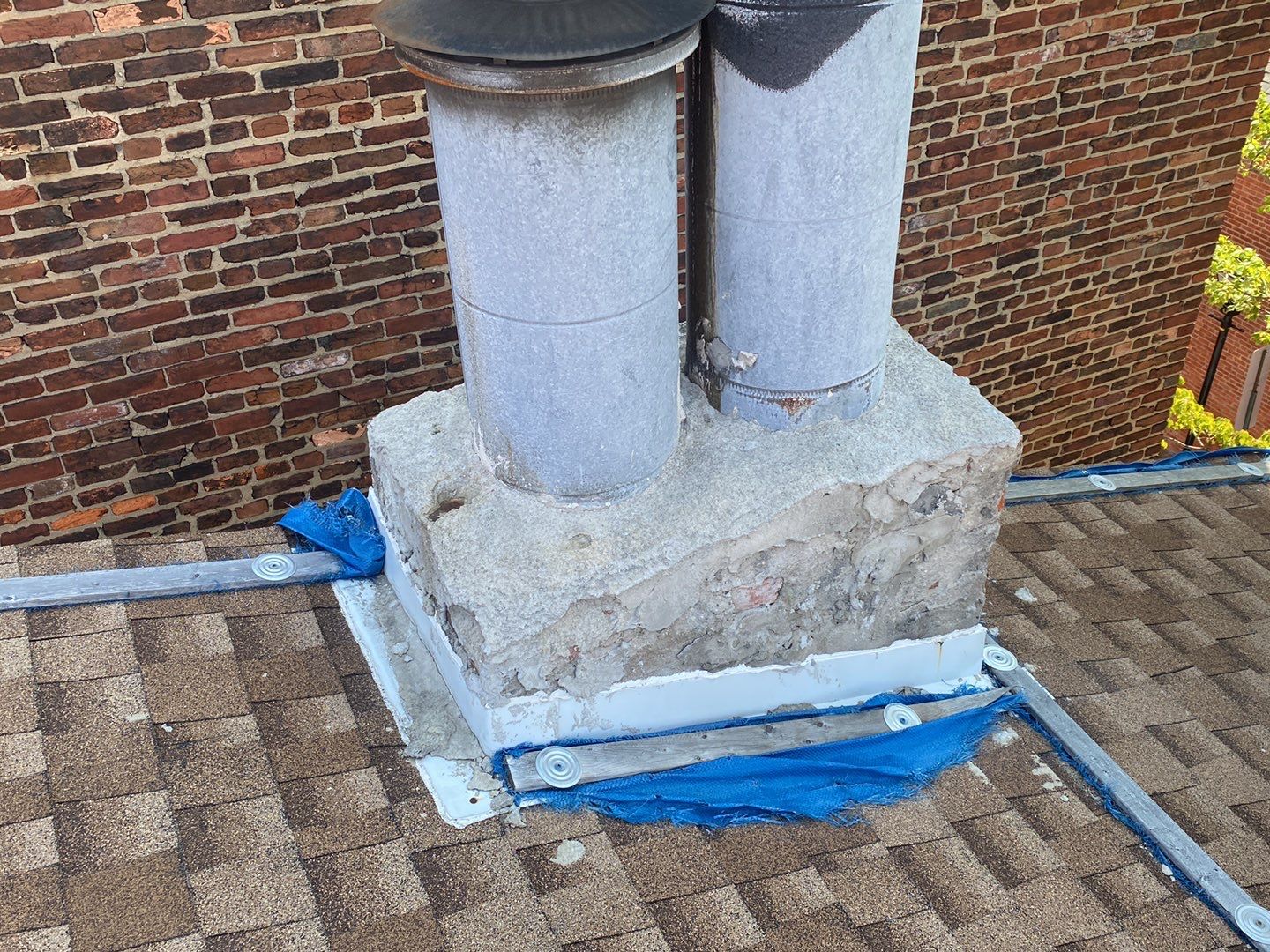 Residential Roofing Installation using Landmark Shingles by Alpha Design Services