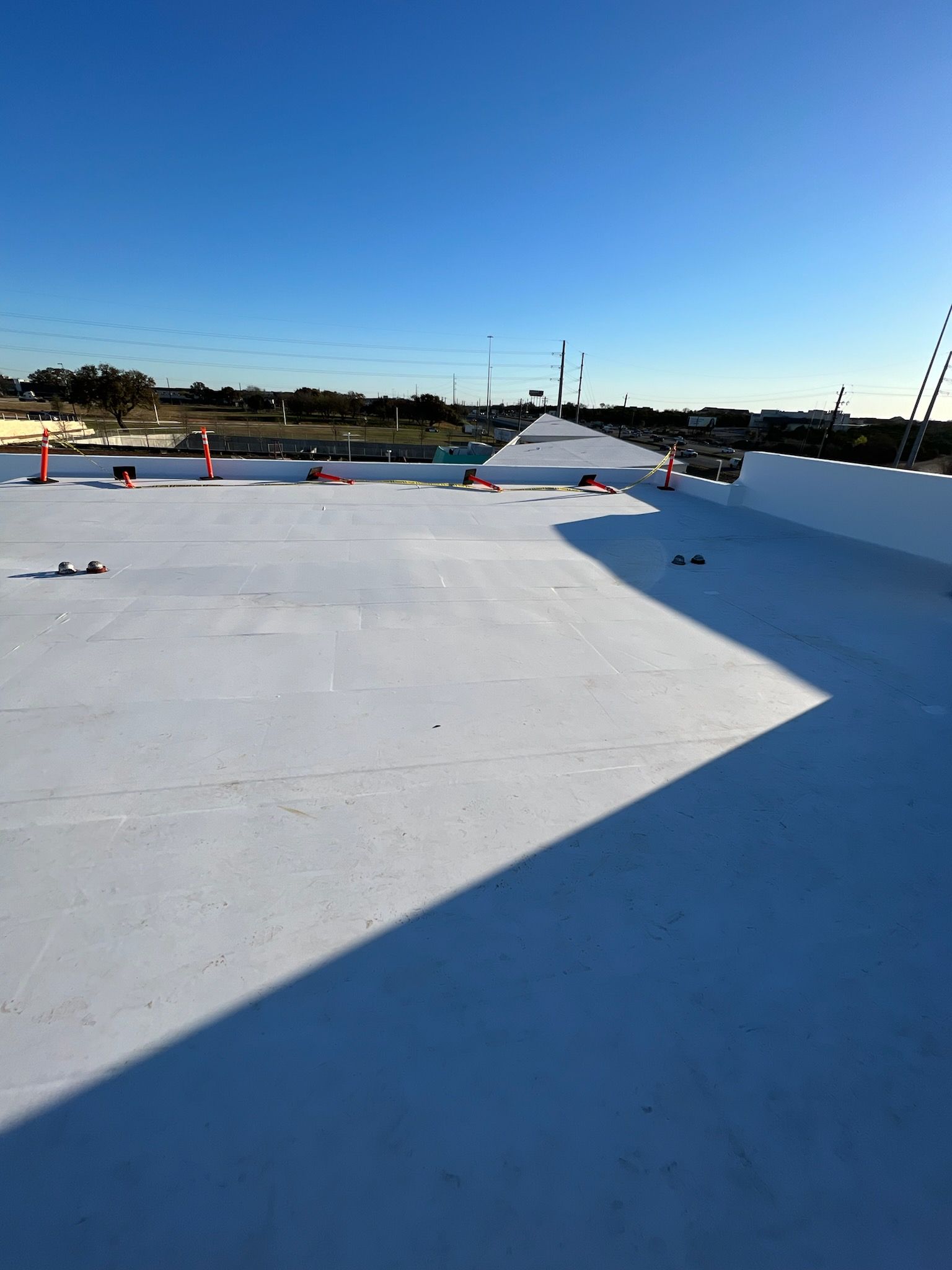 Bank of America Commerial Roof Installation using GAF TPO in Austin, TX by Roof Experts