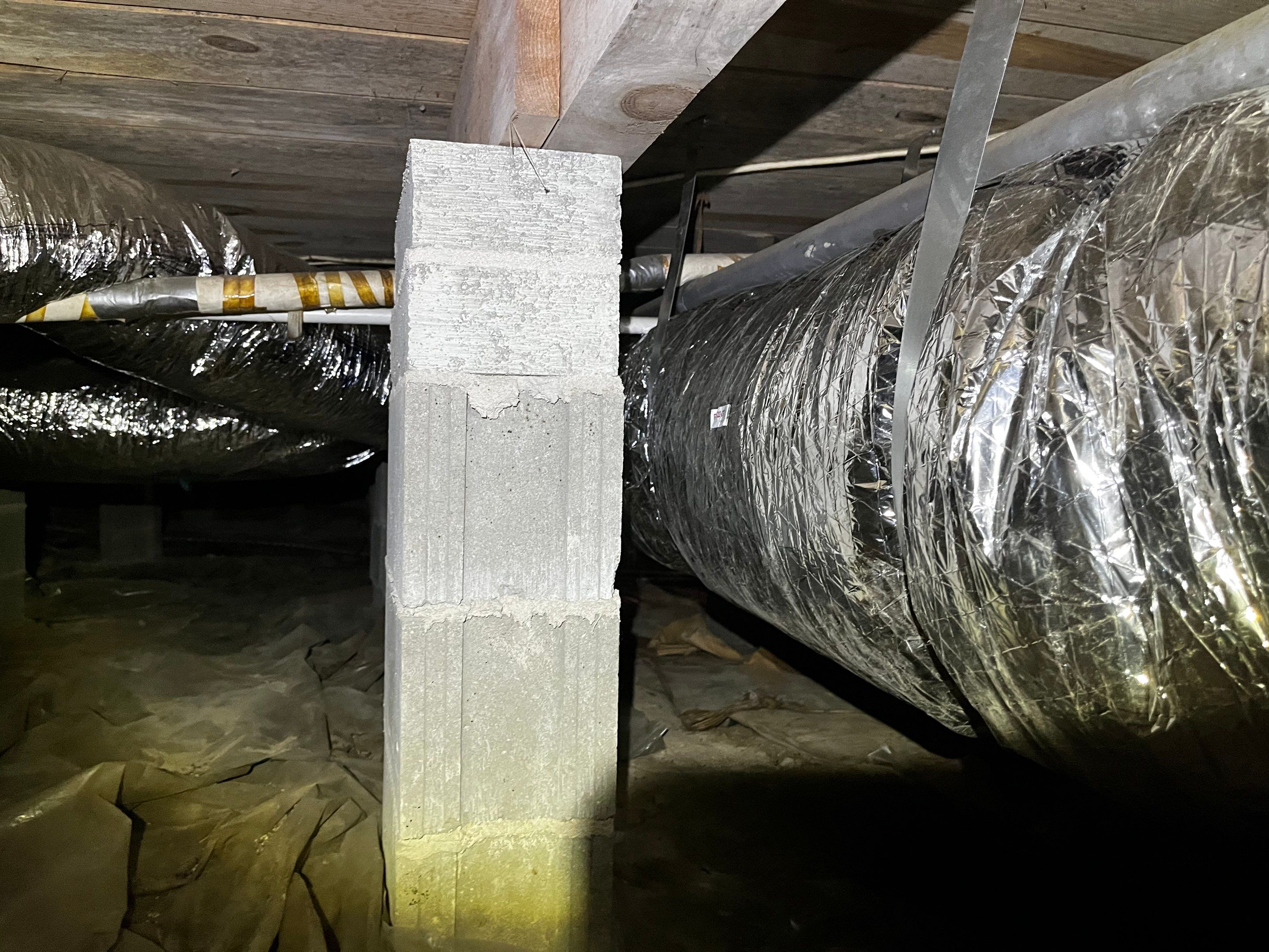 Impact Choice Encapsulation with new piers and crawlspace door. by Impact Crawlspace