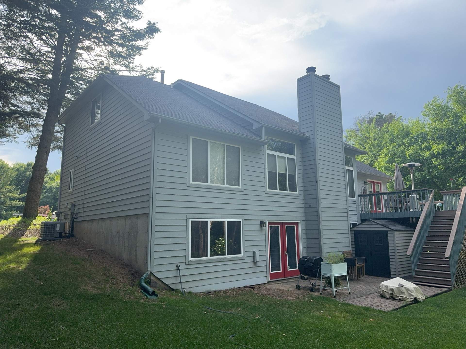 Siding Replacement using Ascend Laguna Blue by 180 Contractors