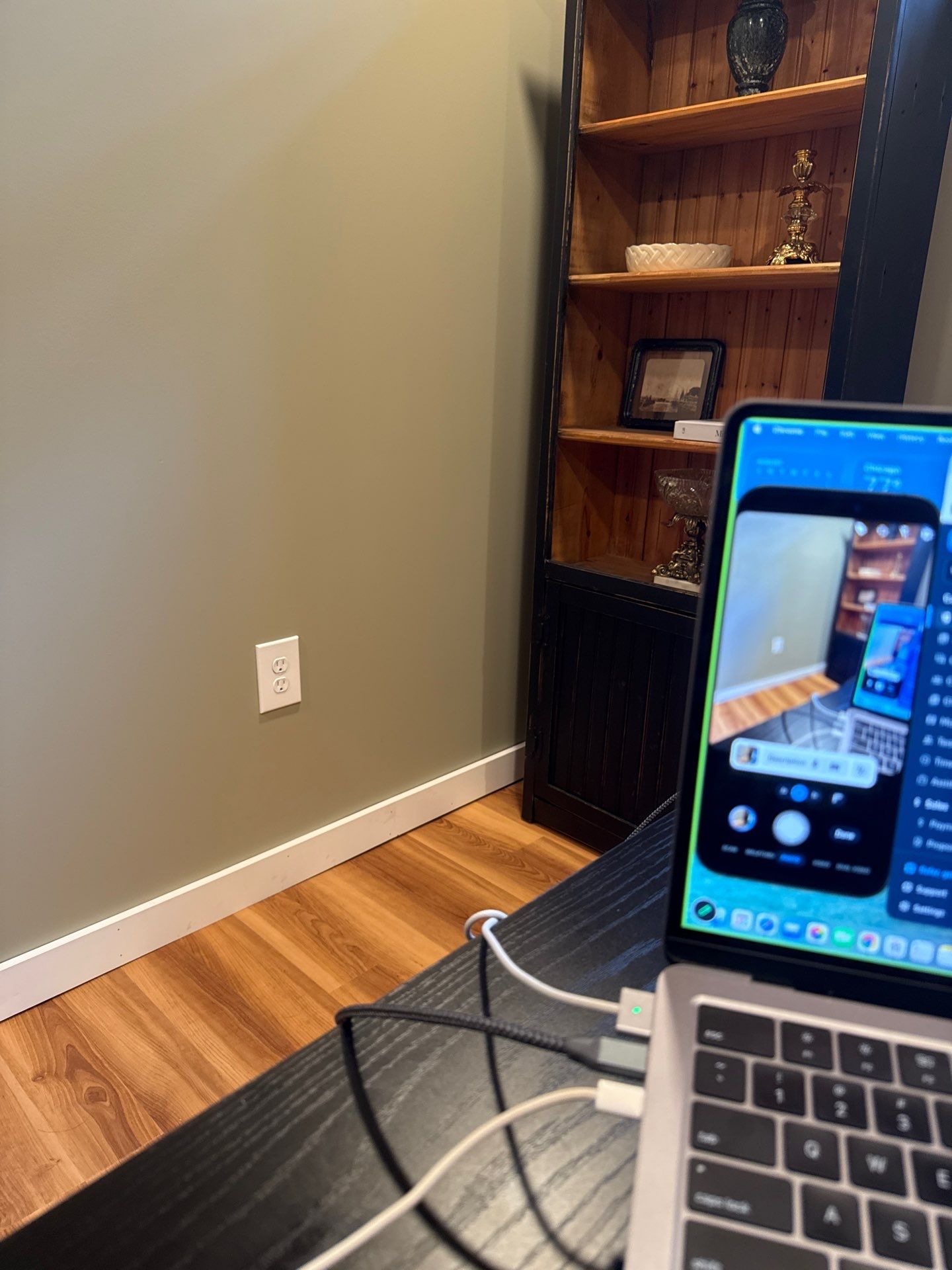 Home Office Renovation with Wood-Look Flooring in Lincoln by CompanyCam Sales Demo