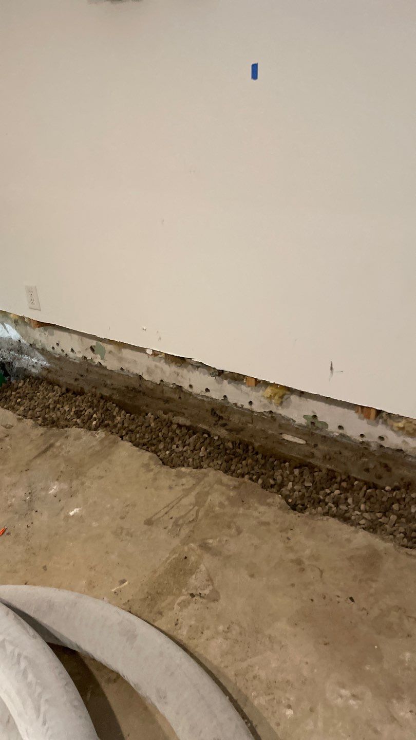 Drain tile & a sump pump for Ruth by Waterproofing Northeast