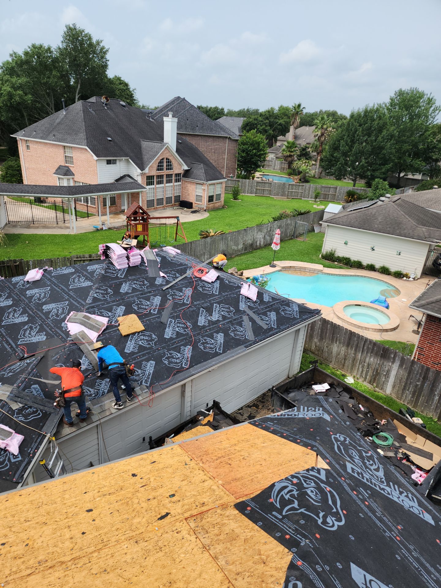 Residential Roofing Repair using Owen's Corning Duration (Lifetime) Shingles by Roof Repair Company