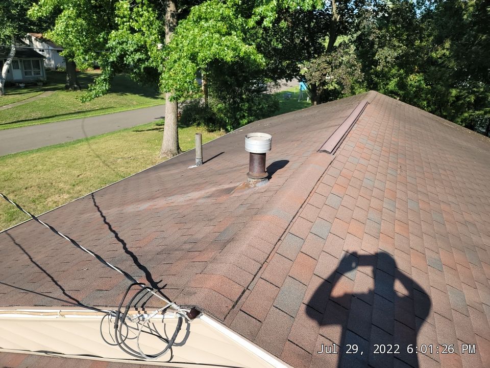ATLAS PINNACLE COLOR: COASTAL GRANITE DRIP EDGE: BLACK by Eagle Eye Roofing