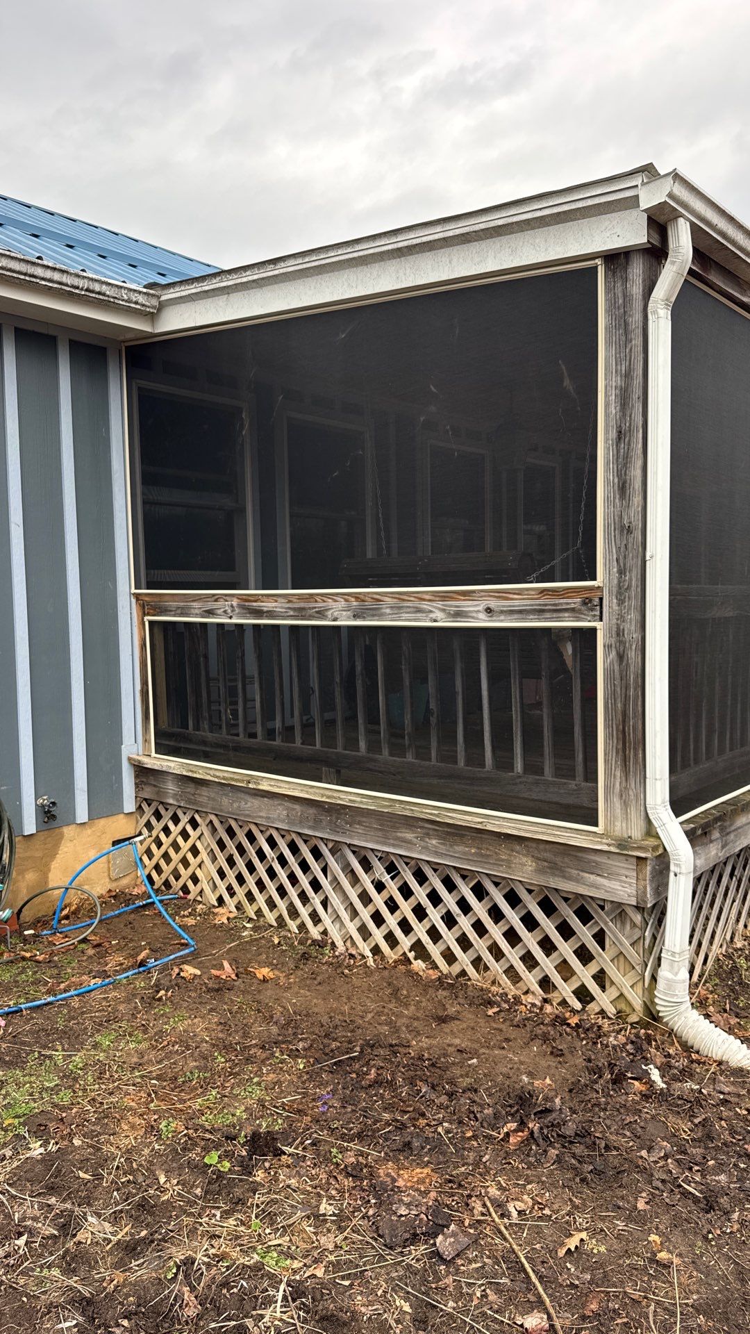Renick Screened-In Porch Build with Custom Pressure-Treated Stairs by Walnut Hollow Decks & Outdoor Living