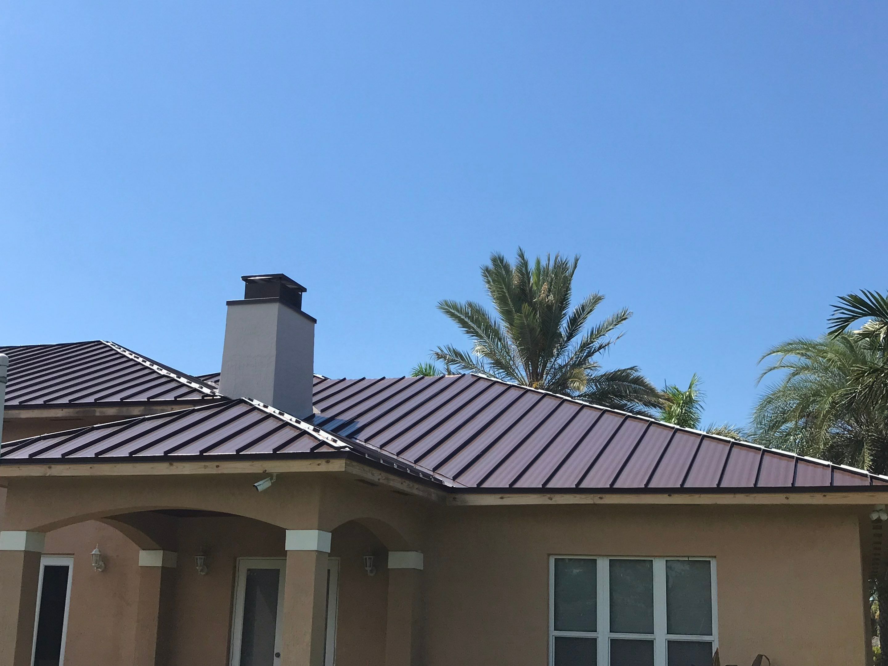 Metal Roof - Galvalume - Mansard Brown by Istueta Roofing