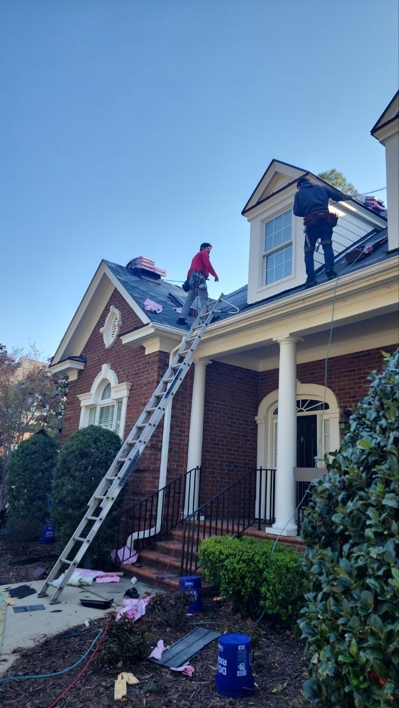 Residential Roofing Installation using Owens Corning Duration Estate Gray by Indigo State Roofing