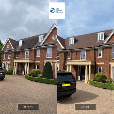 Roof Clean using Honda 15lpm Low Pressure Washing Machine