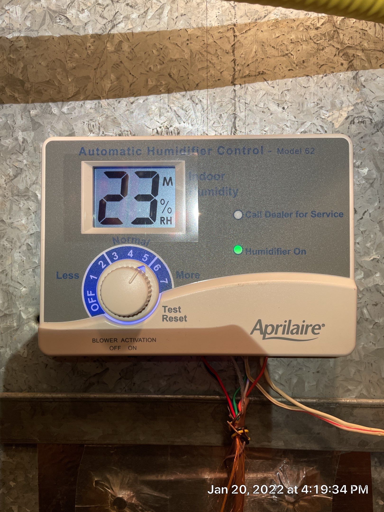 Steam Humidifier using Aprilaire 800 by Pro Sky Services