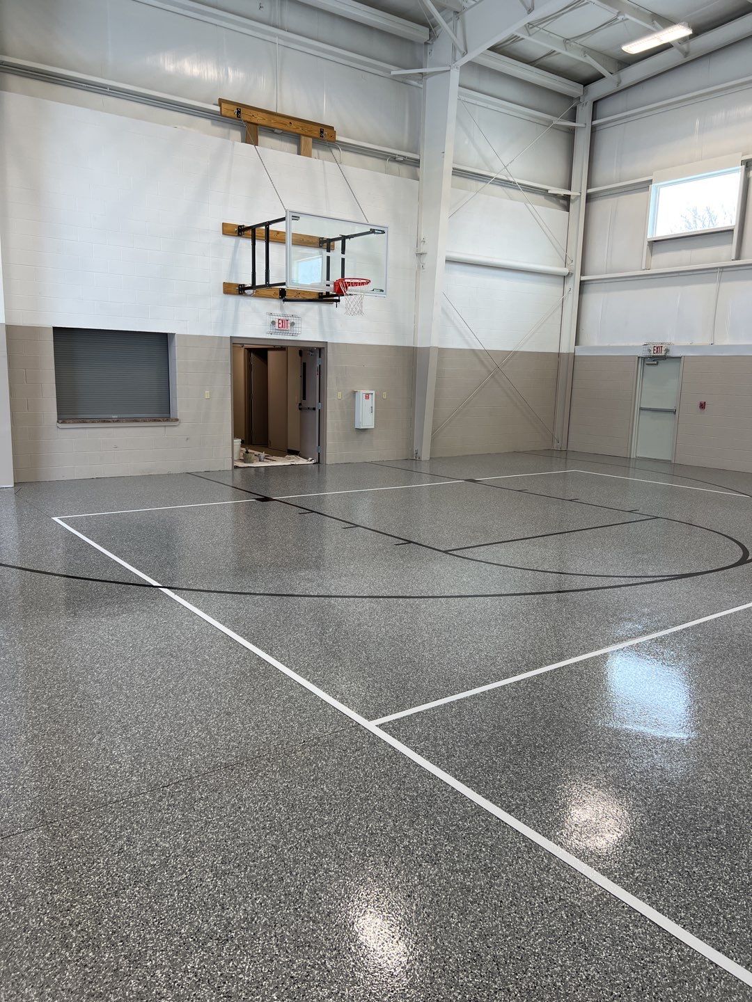 Commerical  using Smoke  by Fantastic Floors by Miller Custom Exteriors 