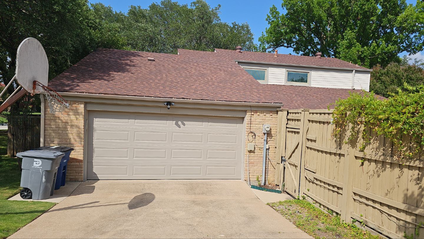 Lake Highlands Roof Replacement Below 4/12 Pitch by Bert Roofing Inc